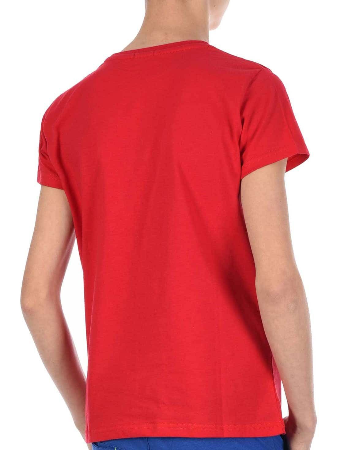 Jungen BEZLIT (1-tlg) mit Schriftzug Up mit Never casual, Rot Give T-Shirt T-Shirt