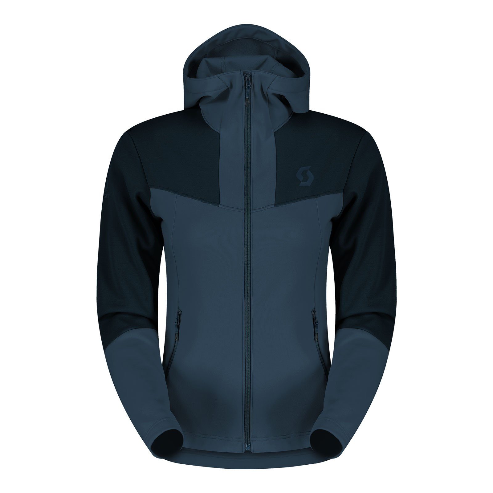 metal blue / körperbetont blue geschnitten Defined Scott Hoody Mid dark 7378 Kapuzensweatjacke