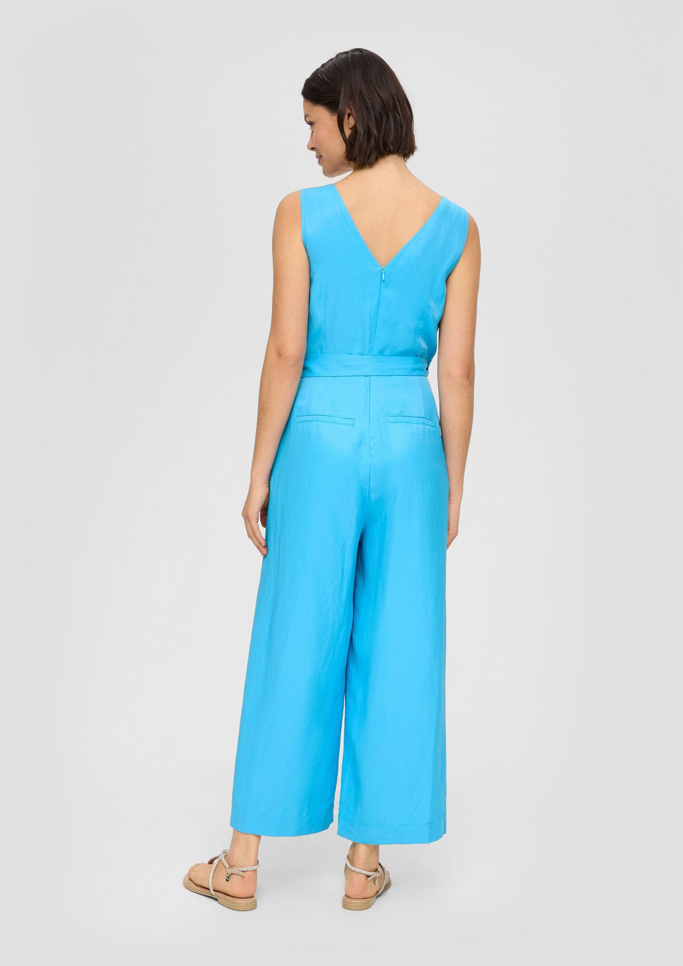 s.Oliver Jumpsuit Overall Overall aus Viskosemix in Wickel-Optik