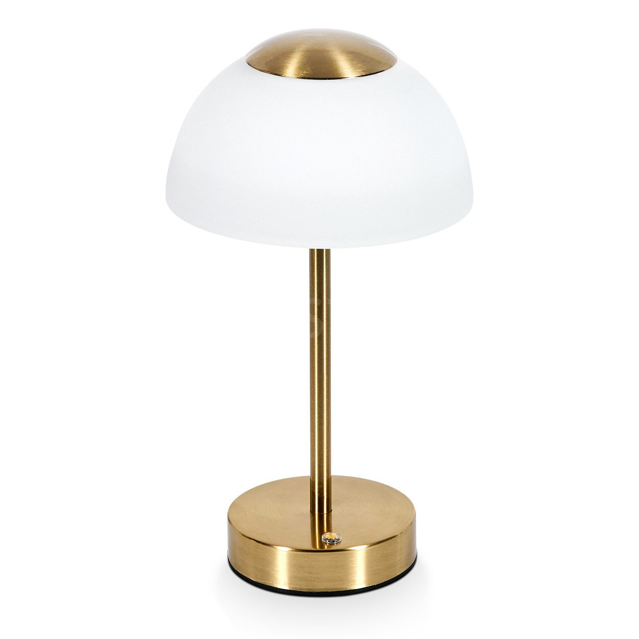 hofstein Tischleuchte dimmbare Tischlampe aus Metall/Glas günstig online kaufen