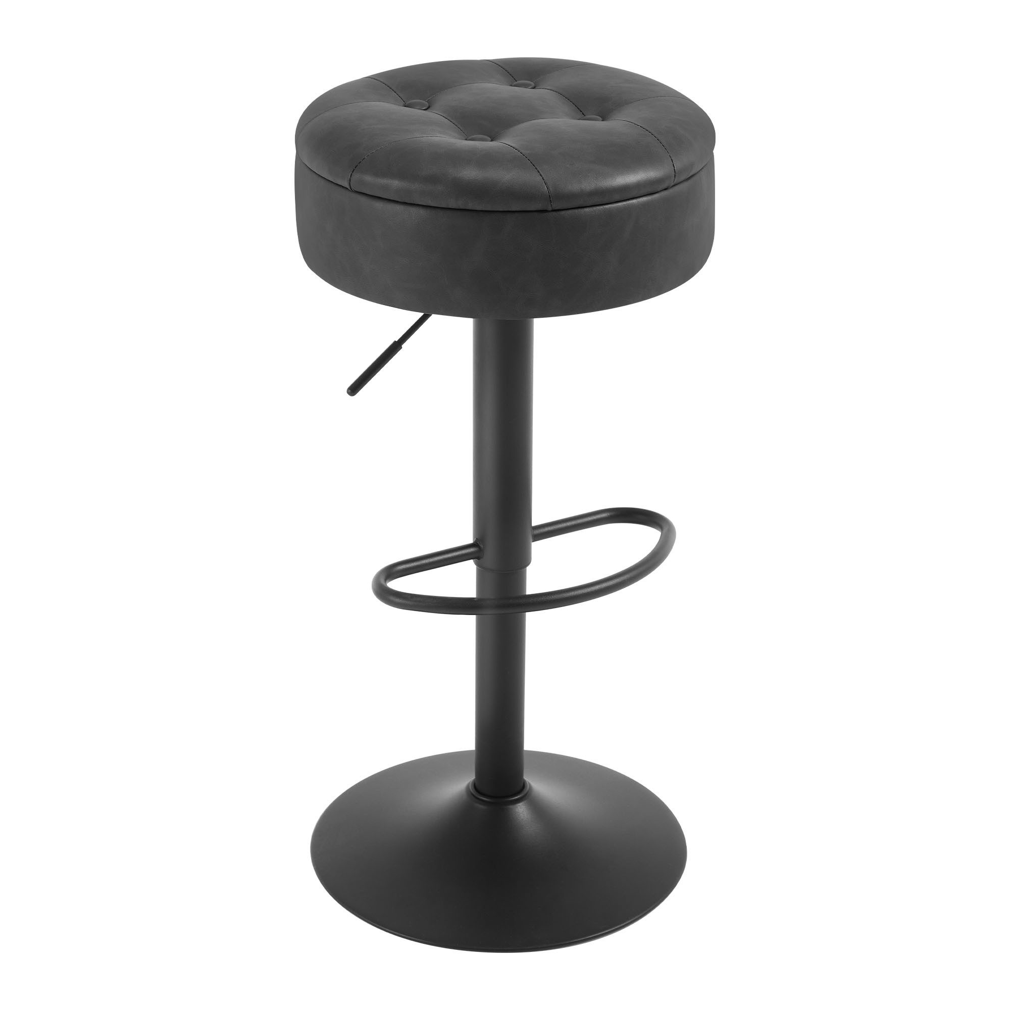 Woltu Barhocker (1 St), Sitzhocker mit Stauraum, höhenverstellbar, 360° dre günstig online kaufen