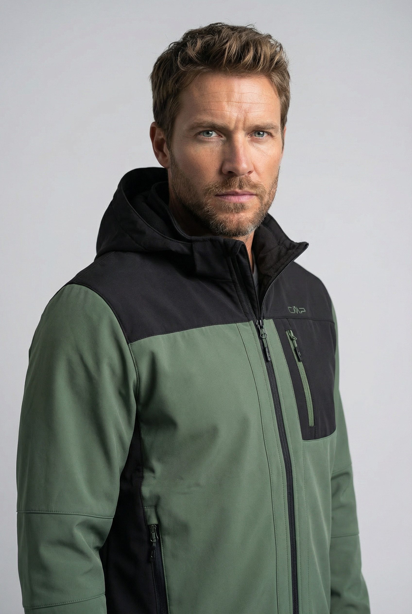 CMP Softshelljacke Wasserabweisend & Winddicht & Atmungsaktiv, Übergangsjacke