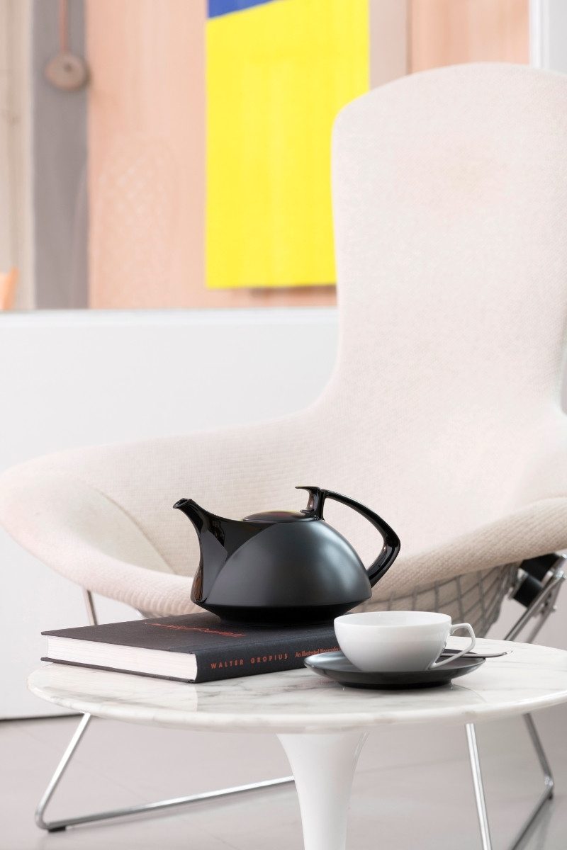 Rosenthal Zuckerdose TAC Gropius Black Zuckerdose 6 P., Porzellan