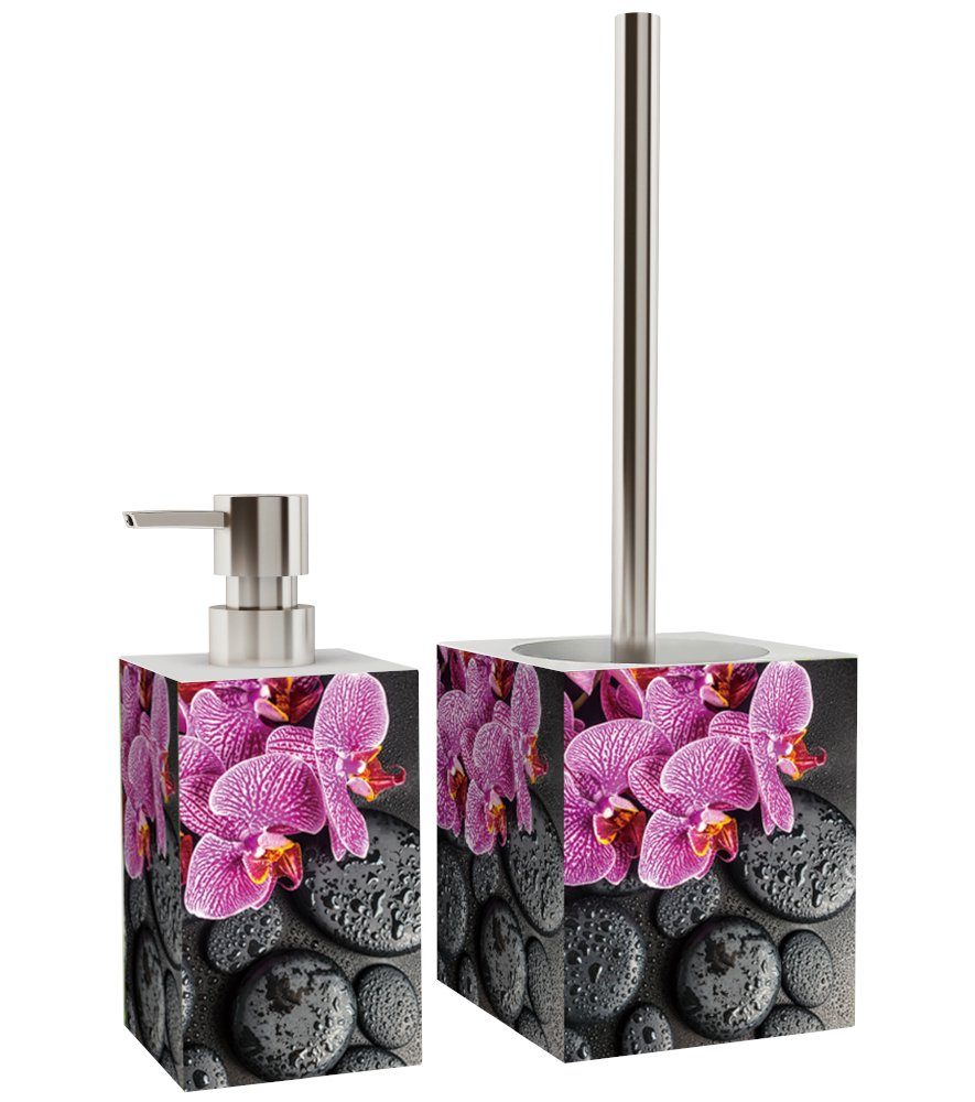 Sanilo Badaccessoire-Set mit Motiv, viele schöne Seifenspender und WC Bürst günstig online kaufen