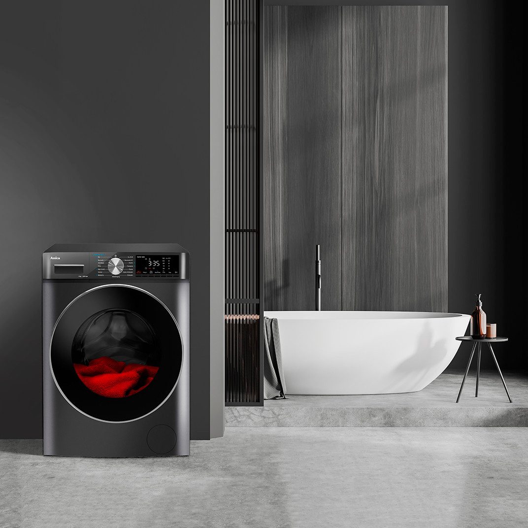 Amica Waschmaschine WA 484 085 G, 8 kg, 1400 U/min