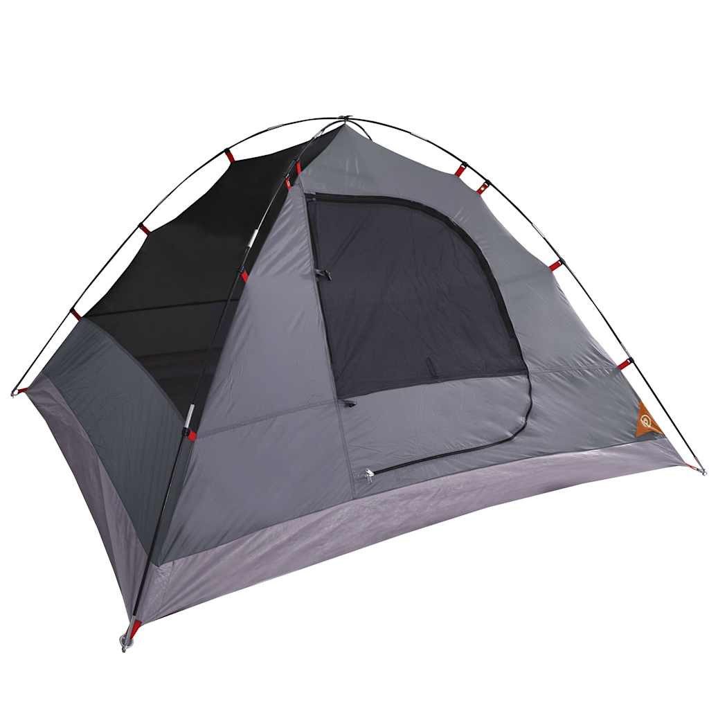 vidaXL Kuppelzelt Kuppel-Campingzelt 3 Personen Orange Wasserdicht, (1 tlg)
