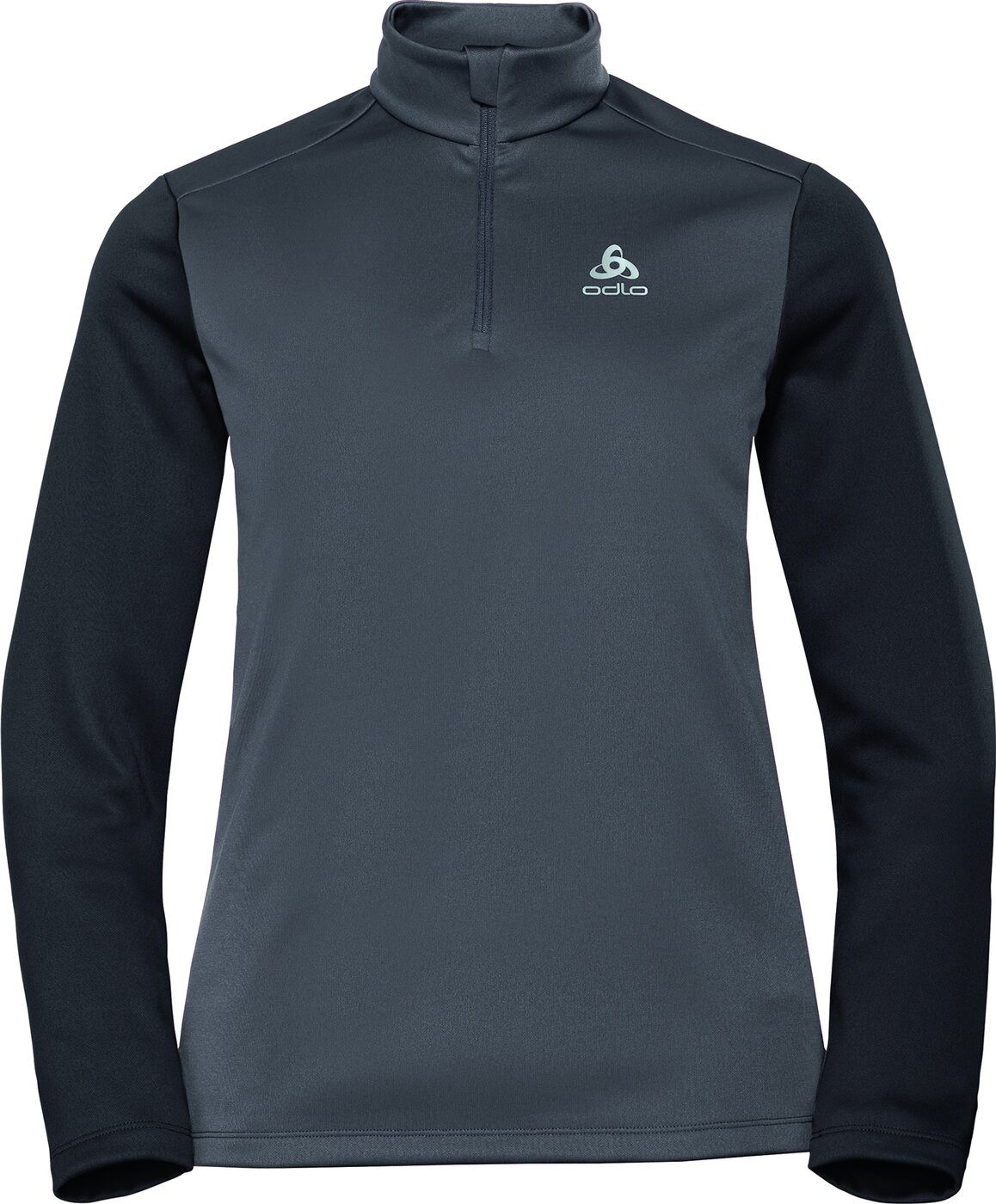 Odlo Rollkragenpullover MIDLAYER 1/2 ZIP PLANCHES ODLO GRAPHITE GREY - BLA