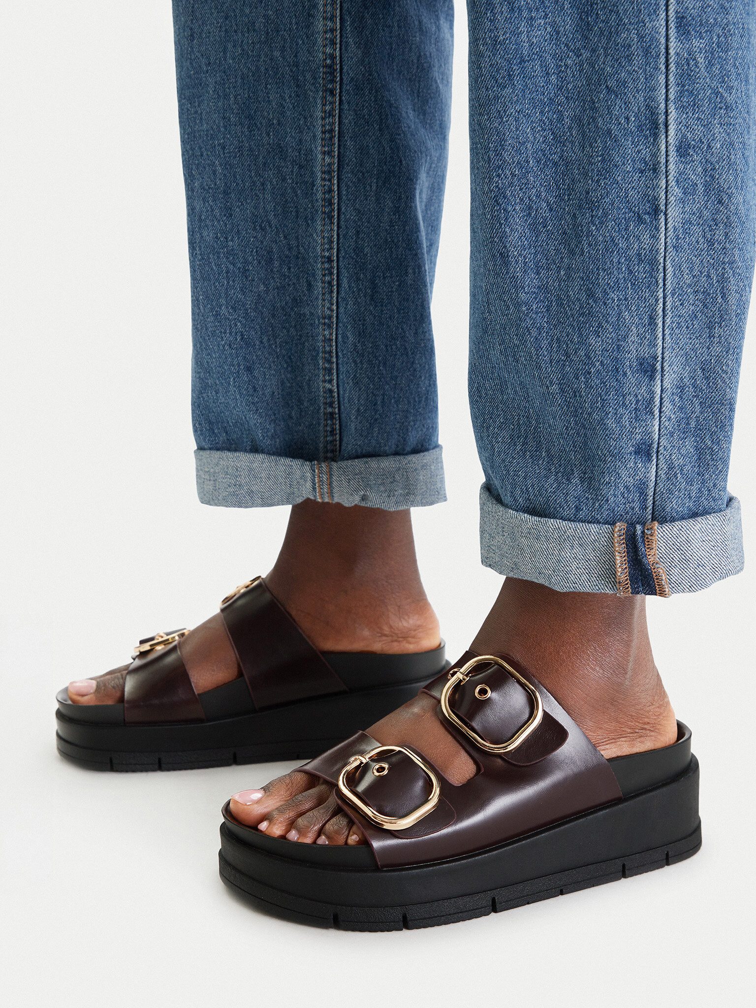 DeeZee Deezee Damen Flip-Flops Burgund DeeZee-CEO HY62273-2 Burgund Badepantolette