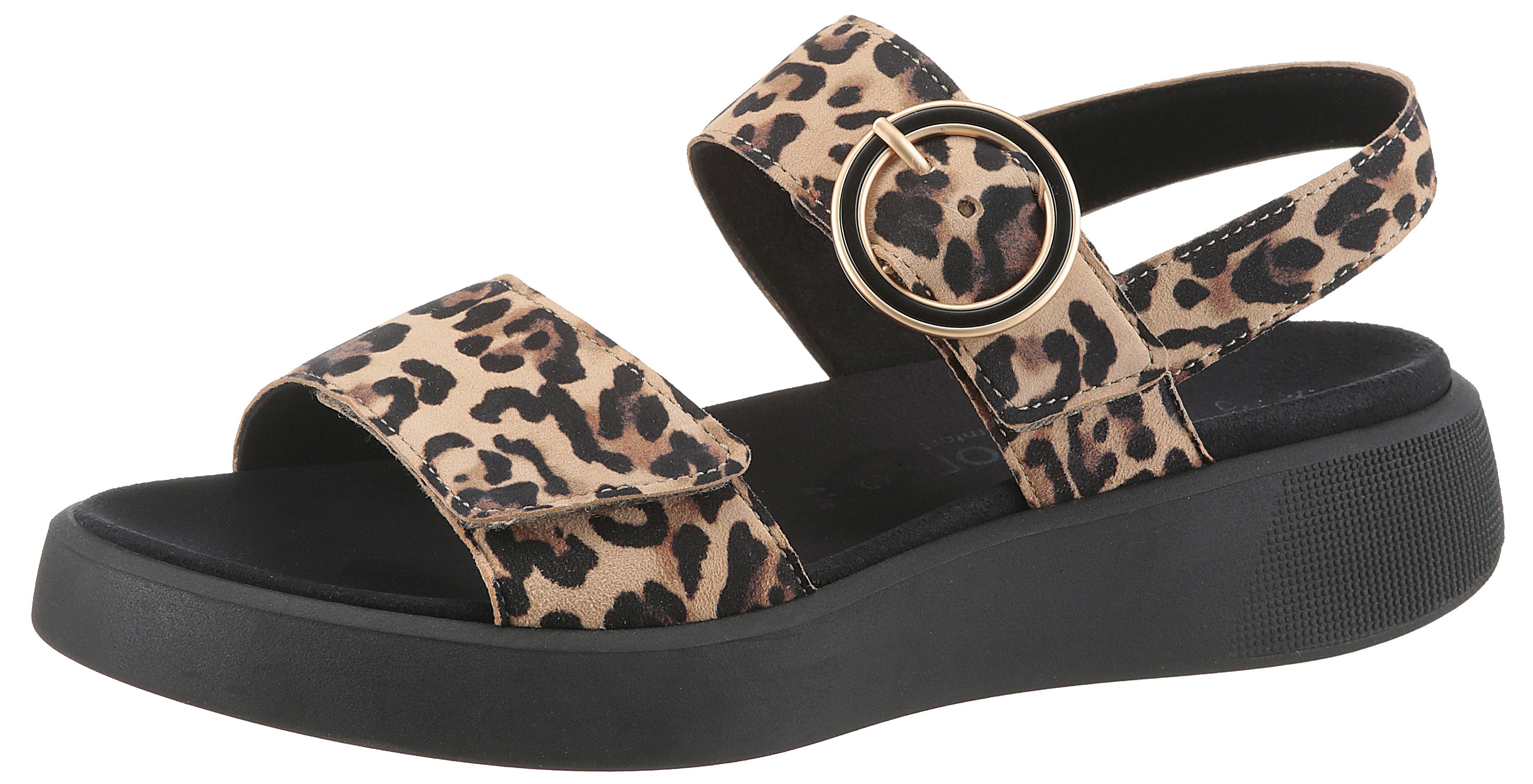 Gabor FLORENZ Keilsandalette, Plateau, Sommerschuh, Riemchensandale, günstig online kaufen