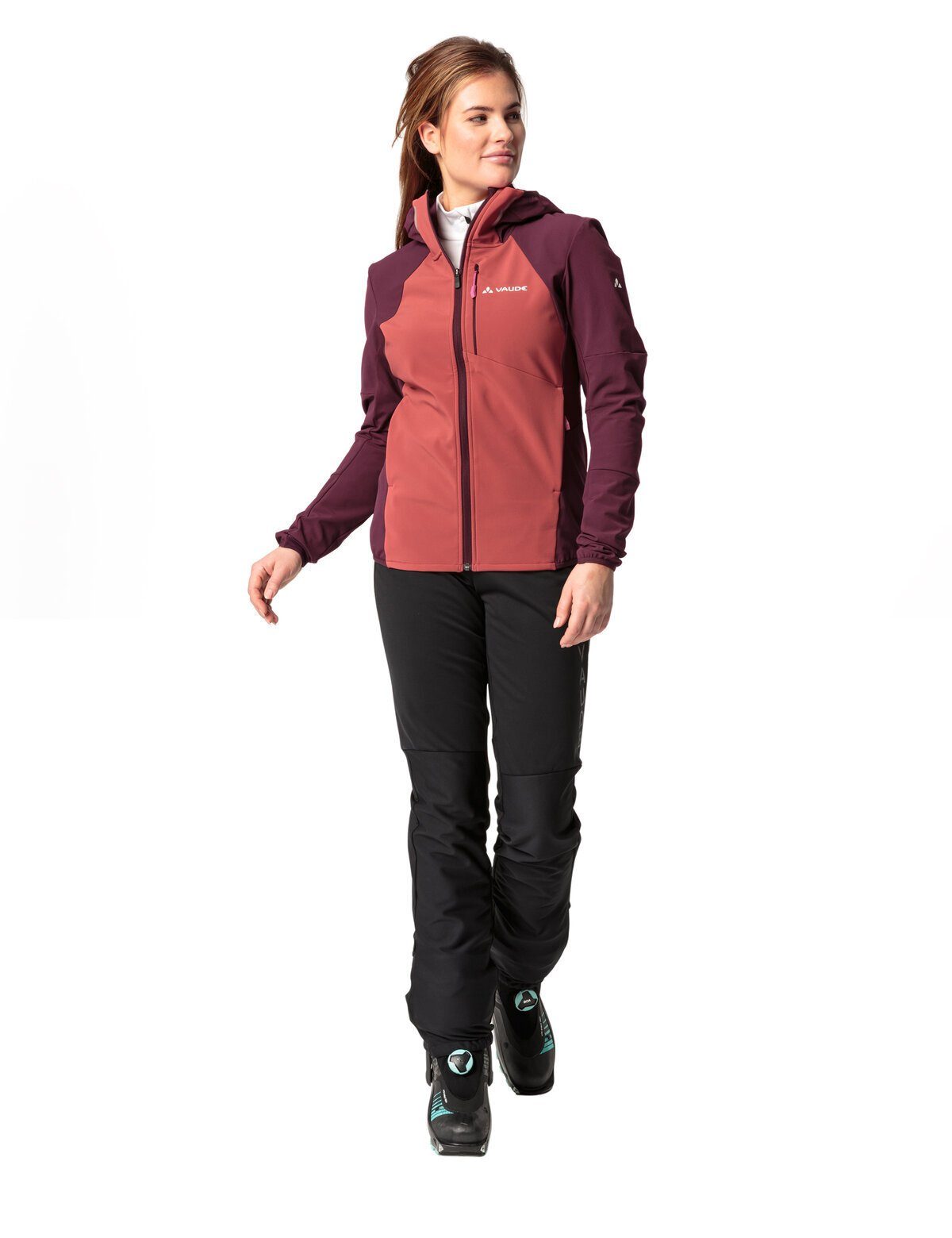 VAUDE Outdoorjacke Women's IV (1-St) Larice Klimaneutral Jacket kompensiert cassis
