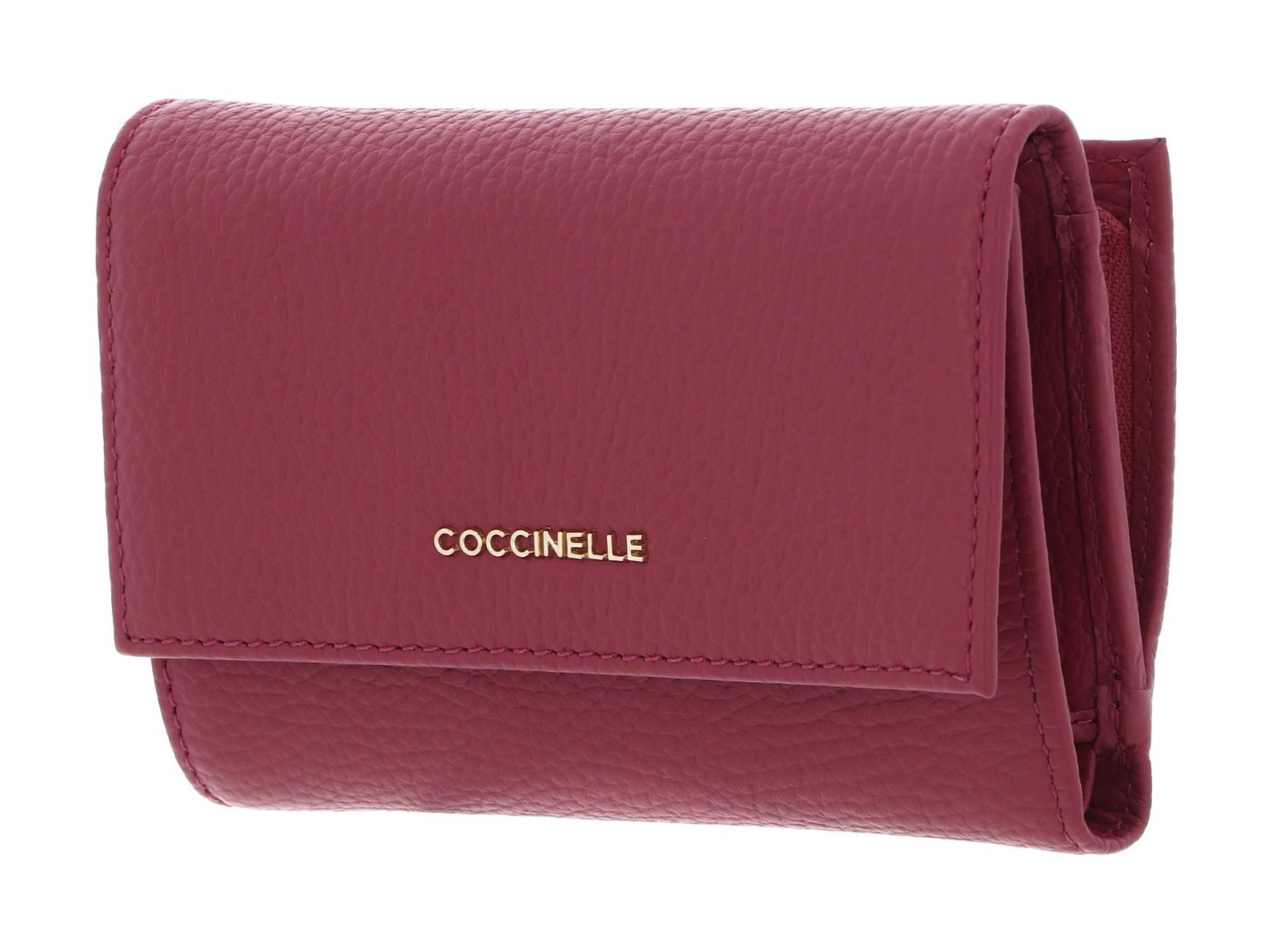 COCCINELLE Geldbörse Wallet Grainy Leather, aus echtem Rindsleder günstig online kaufen