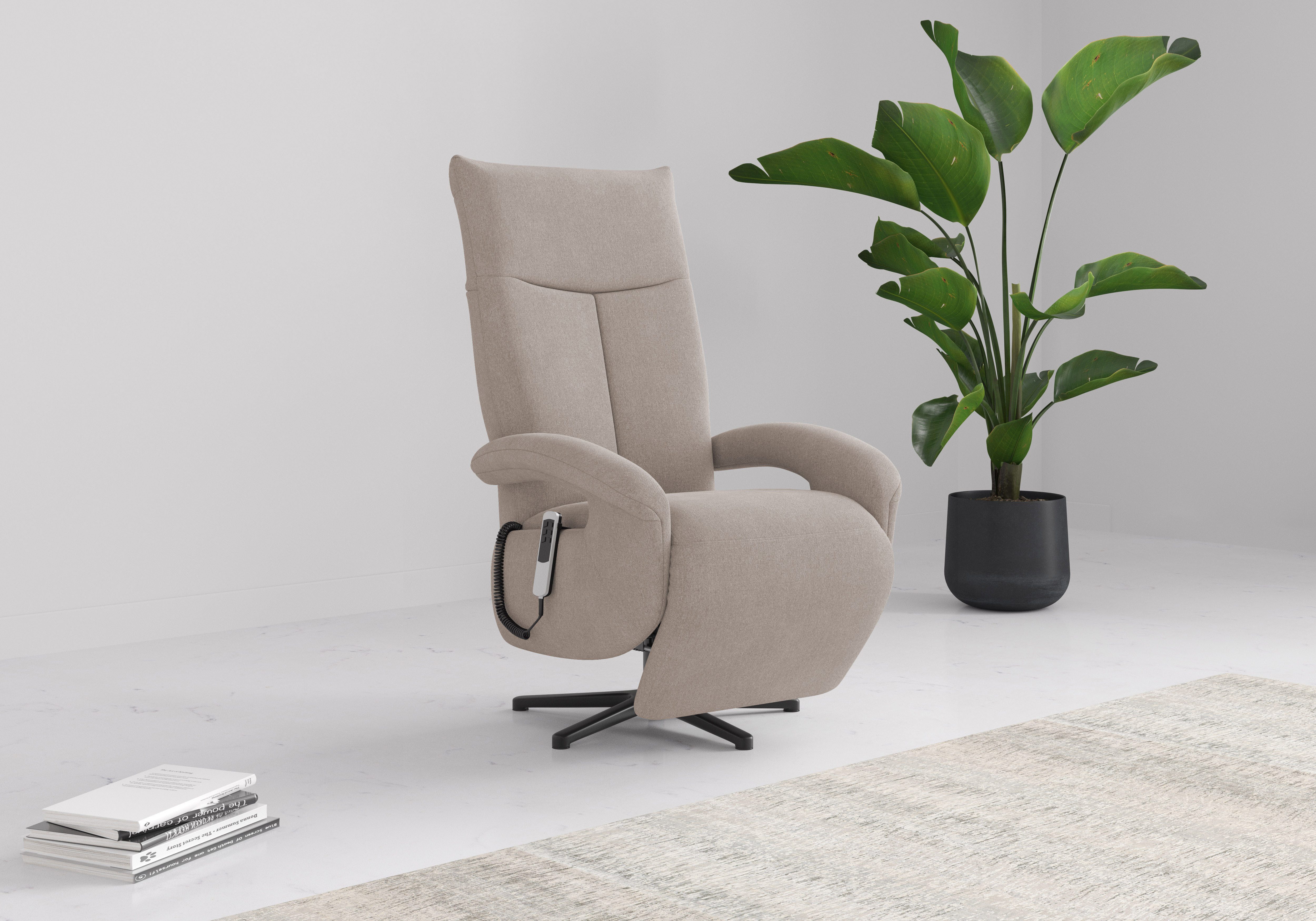 sit&more TV-Sessel TV Dance, wahlweise manuell oder elektrischer Funktion mit Akku