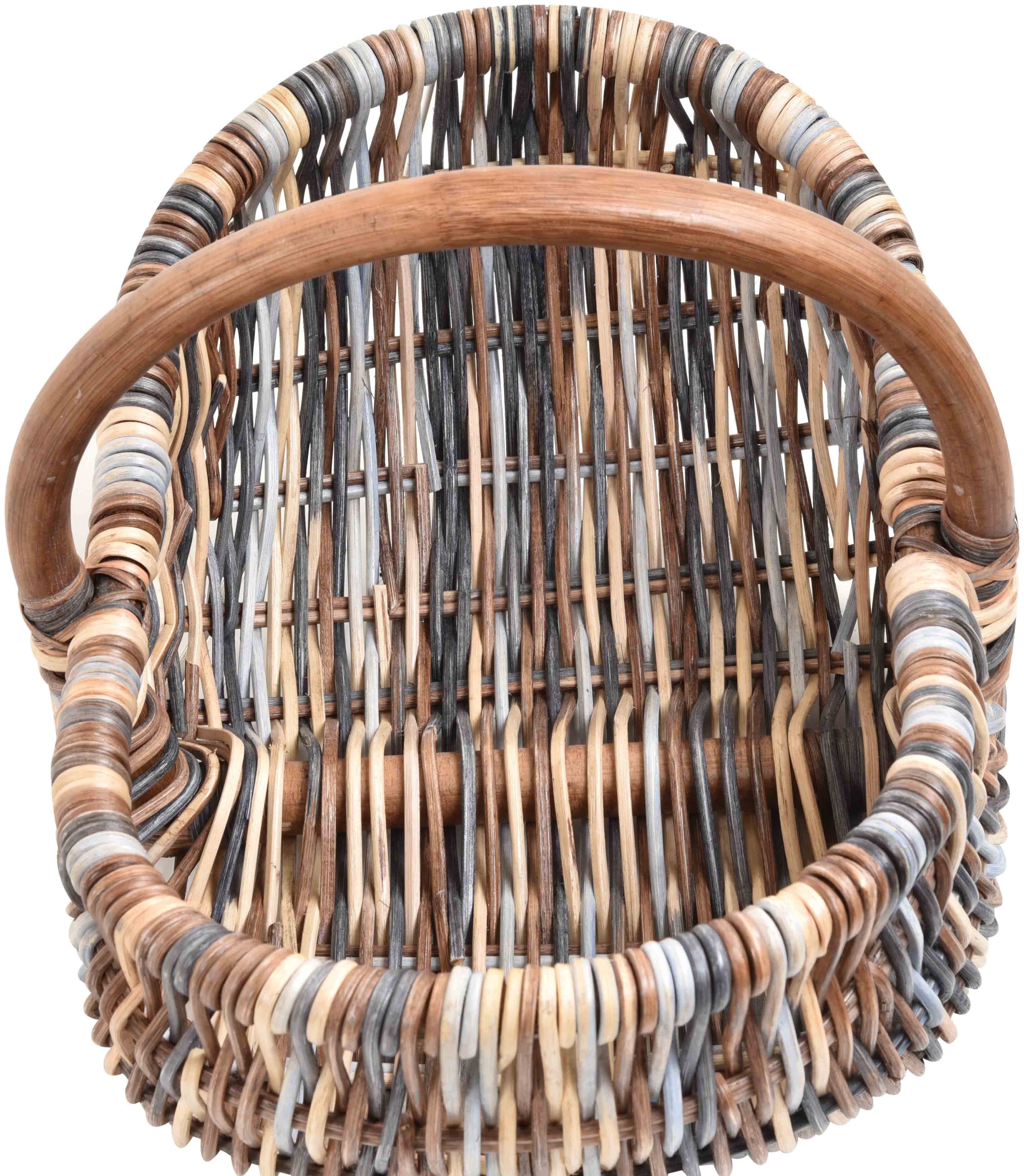 Krines Home Einkaufskorb Rattankorb mit Bügel günstig online kaufen