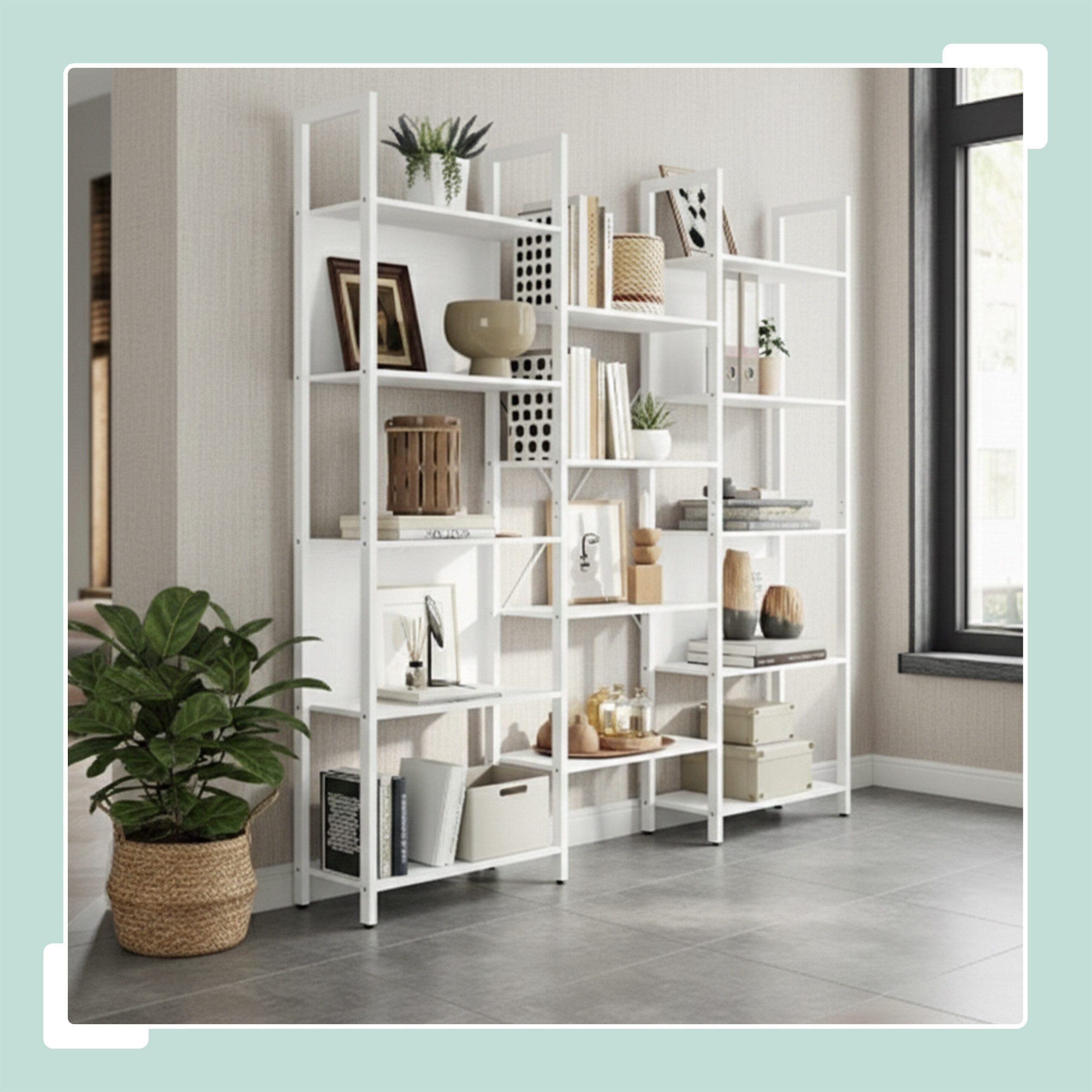 relaxdays Standregal Industrial Bücherregal 14 Ablagen, günstig online kaufen