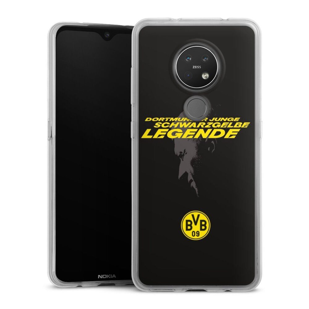 DeinDesign Handyhülle Marco Reus Borussia Dortmund BVB Danke Marco Schwarzgelbe Legende, Nokia 7.2 Slim Case Silikon Hülle Ultra Dünn Schutzhülle