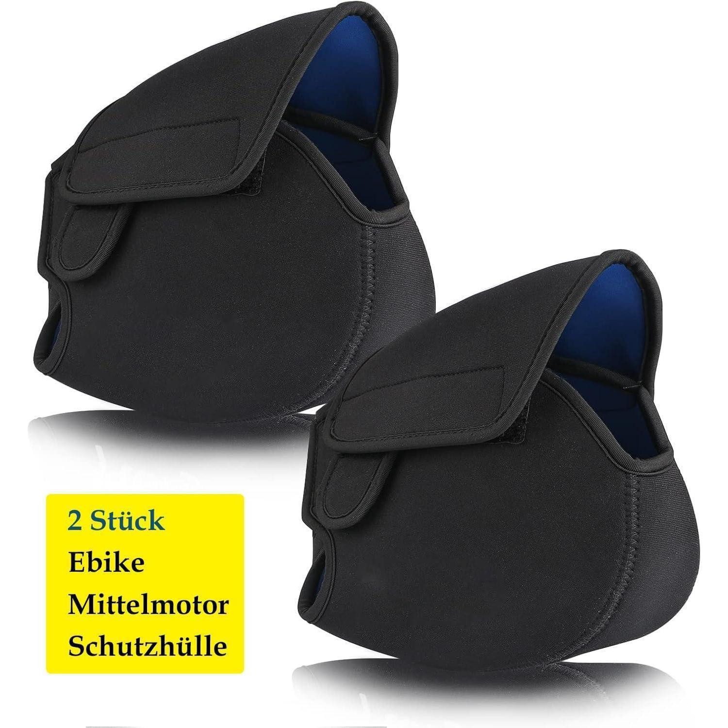 LuxusKollektion Motor-Schutzhülle 2 Stück Neopren Ebike Mittelmotorabdeckung Schutz Regenschutz – Bild 4 von 5