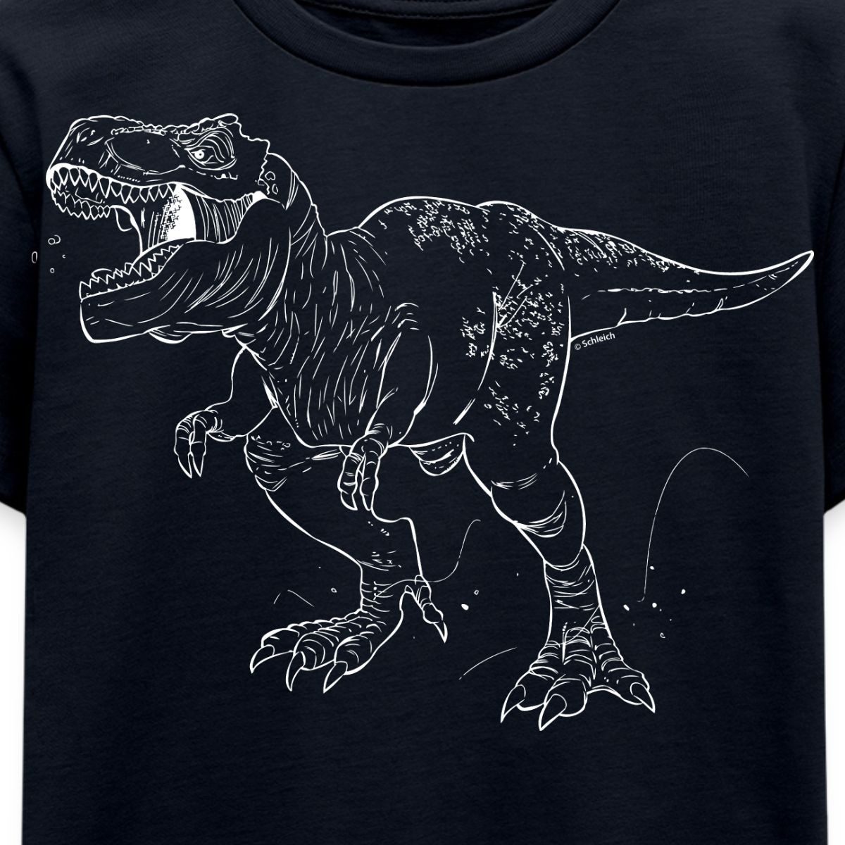Spreadshirt T-Shirt Dinosaurier Tyrannosaurus Rex T-Rex Skizze Kinder Premium T-Shirt (1-tlg)