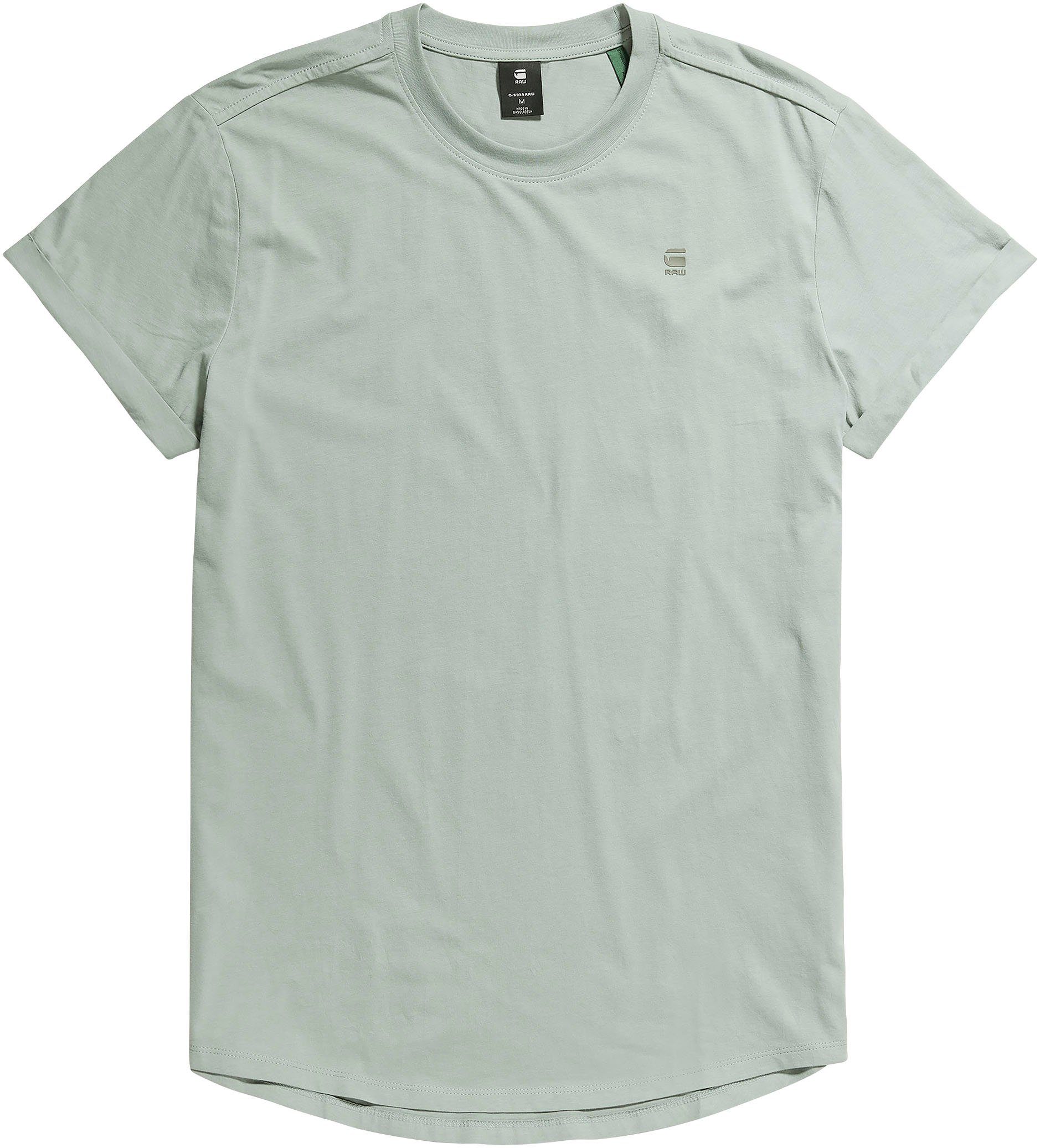 iceberg Stitching Lash kleinem T-Shirt green mit RAW Logo G-Star