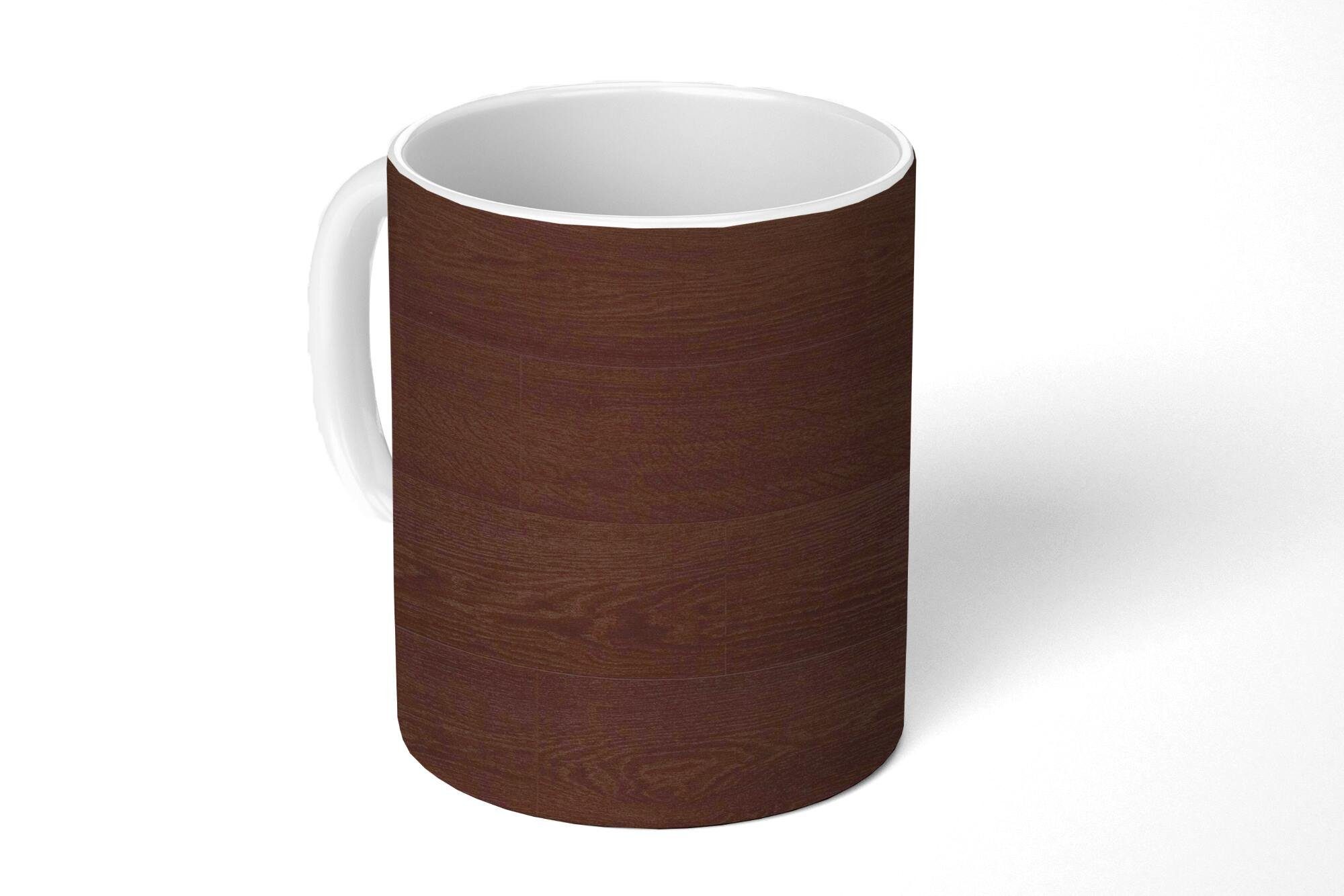 MuchoWow Tasse Muster - Hartholz - Regal, Keramik, Kaffeetassen, Teetasse, Becher, Teetasse, Geschenk