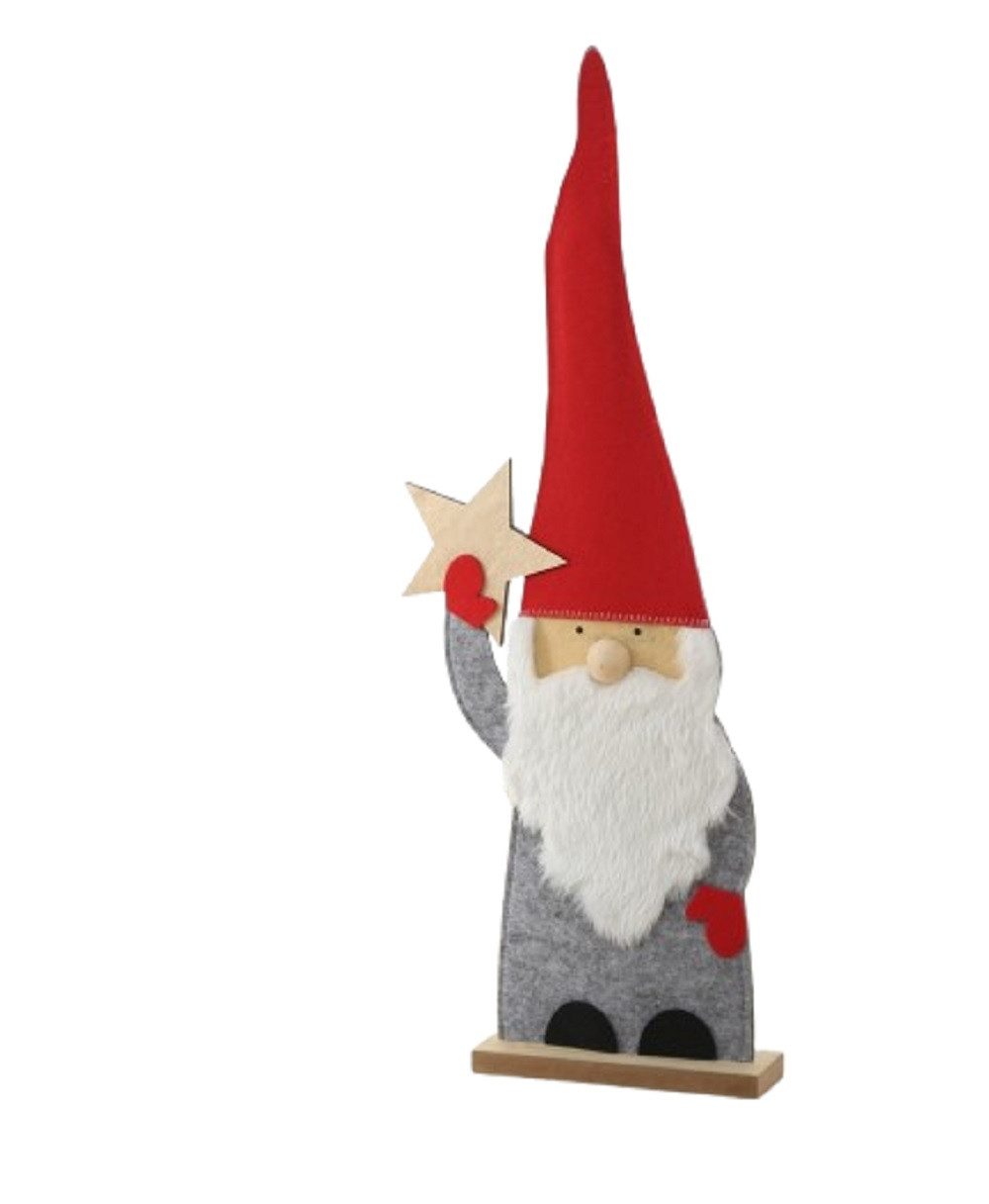 BOLTZE GRUPPE GmbH Weihnachtsmann Dekofigur Fredo Weihnachtsmann Nikolaus MDF H.117 cm Stückpreis
