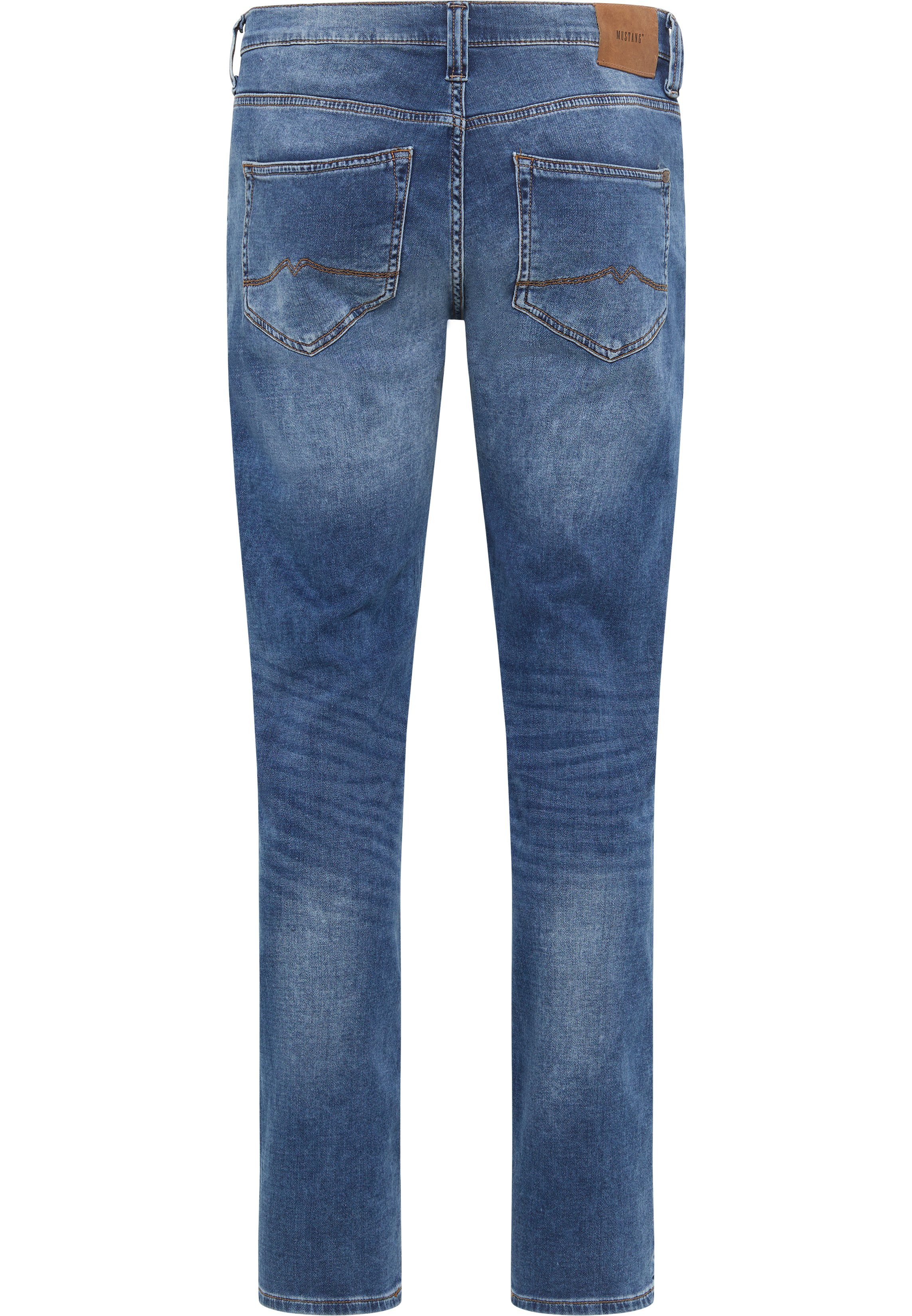 5-Pocket-Jeans Tapered MUSTANG Oregon Sweat-Denim K blau-5000313