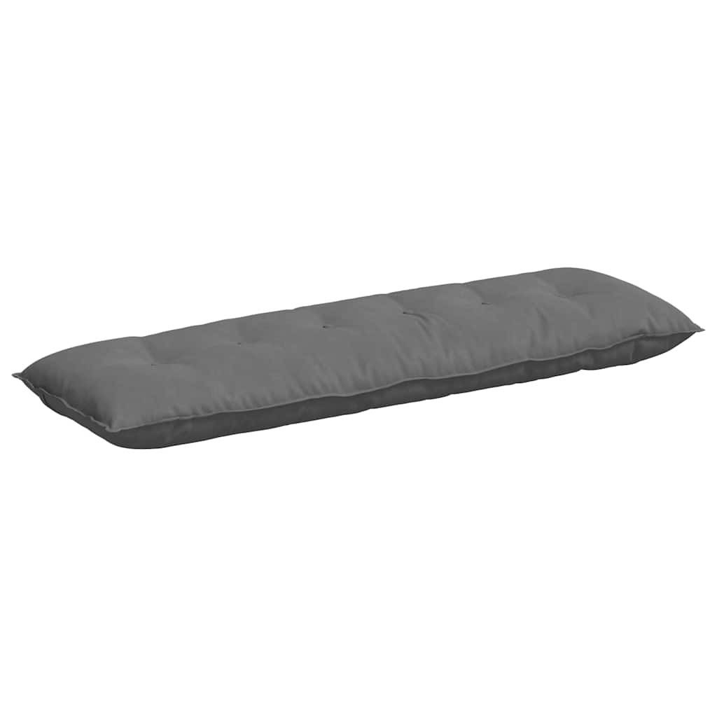 vidaXL Rückenkissen Rückenkissen Dunkelgrau 160 x 50 cm Mikrofaserstoff, 1-tlg.