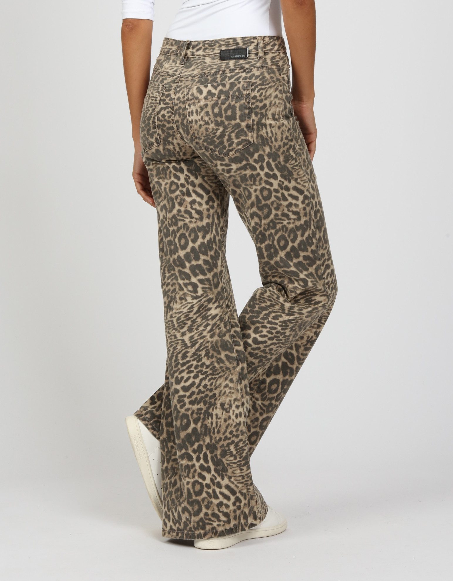 GANG Bootcut-Jeans 94 JESSI FLARED im angesagten Leo Muster günstig online kaufen