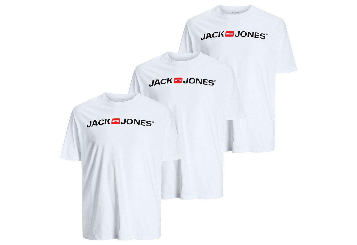 Jack & Jones T-Shirt Basic (Set) in tollen Farben bis 8XL