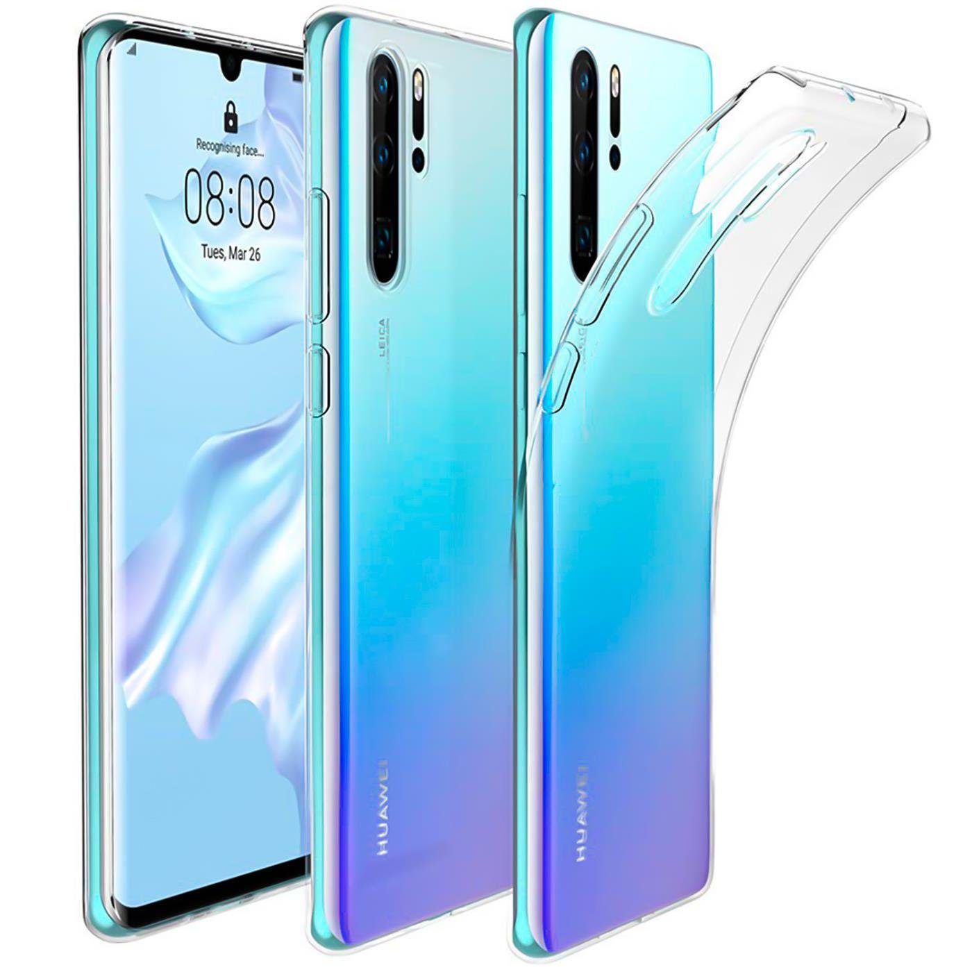 CoolGadget Handyhülle Transparent Ultra Slim Case für Huawei P30 Pro 6,5 Zoll, Silikon Hülle Dünne Schutzhülle für Huawei P30 Pro Hülle – Bild 2 von 5