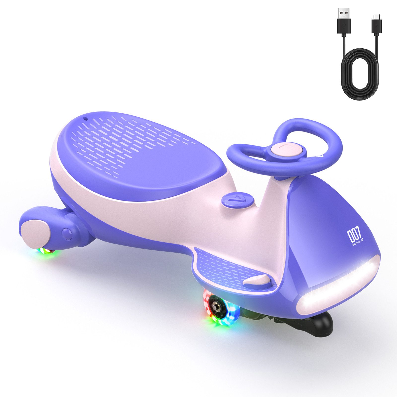 Mustbuy Elektro-Kinderauto Pro Kinder Elektroauto, Elektrisches Rutschauto mit Pedal