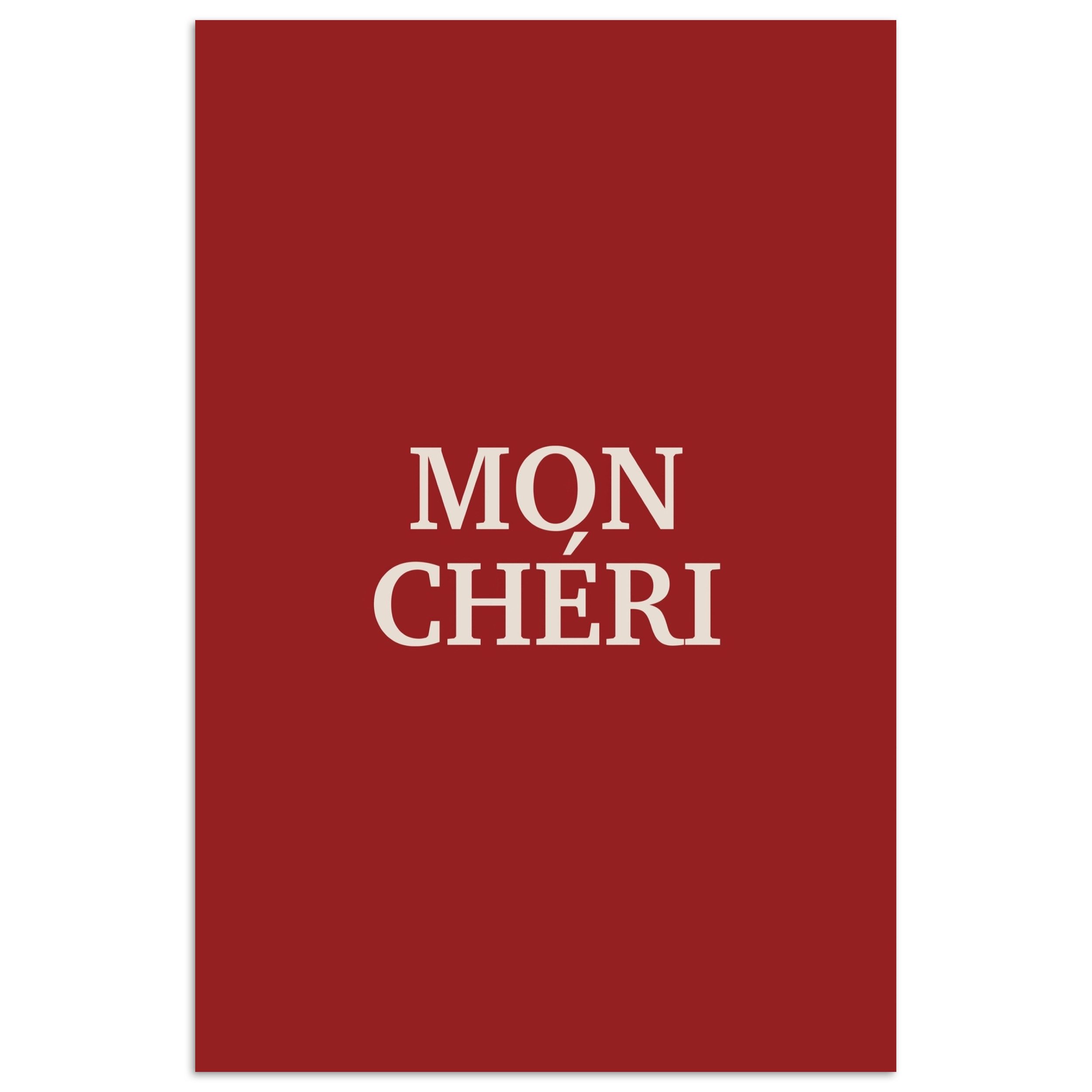 MuchoWow Poster Rot - Französisch - günstig online kaufen