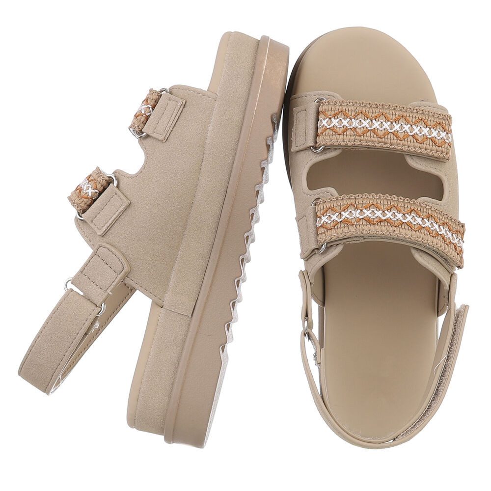 Ital-Design Bequeme Damen-Sandalen mit verstellbaren Riemen, günstig online kaufen