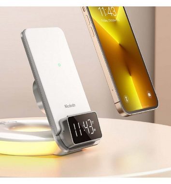 mcdodo 15W Qi Induktives Ladegerät/Lampe/Wecker/Uhr Schnellladung Ladegerät Wireless Charger