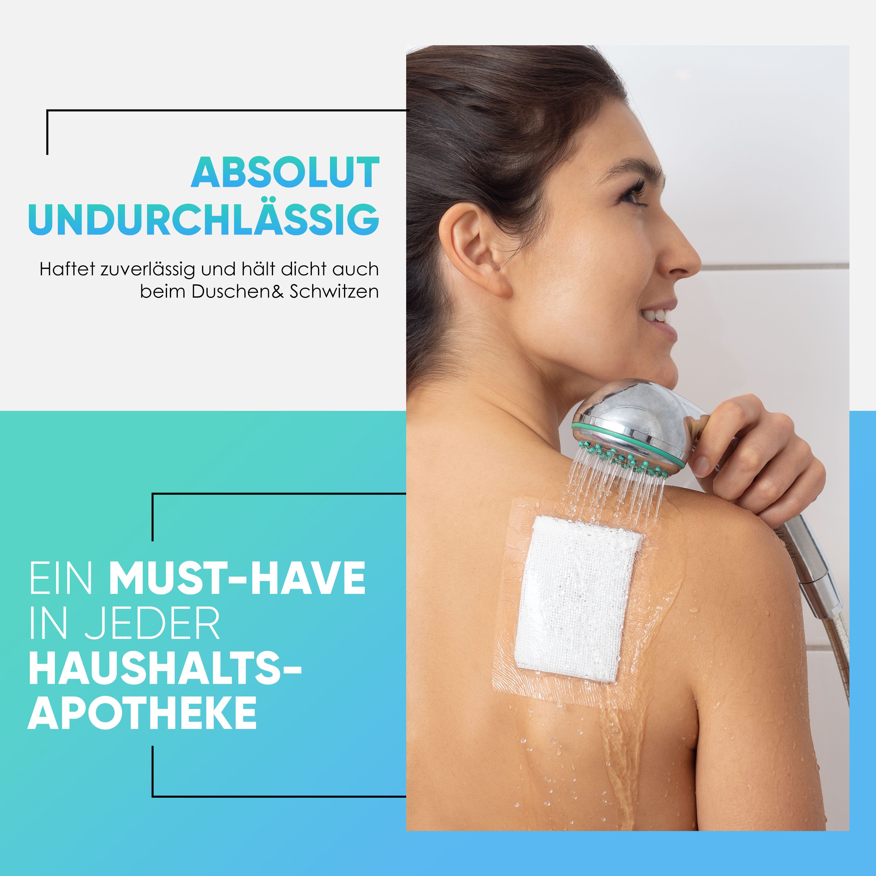 Health Press Wundpflaster Transparenter Folienverband - Tattoo Pflaster Wasserfest 15cm x 10m, Dermatologisch getestet