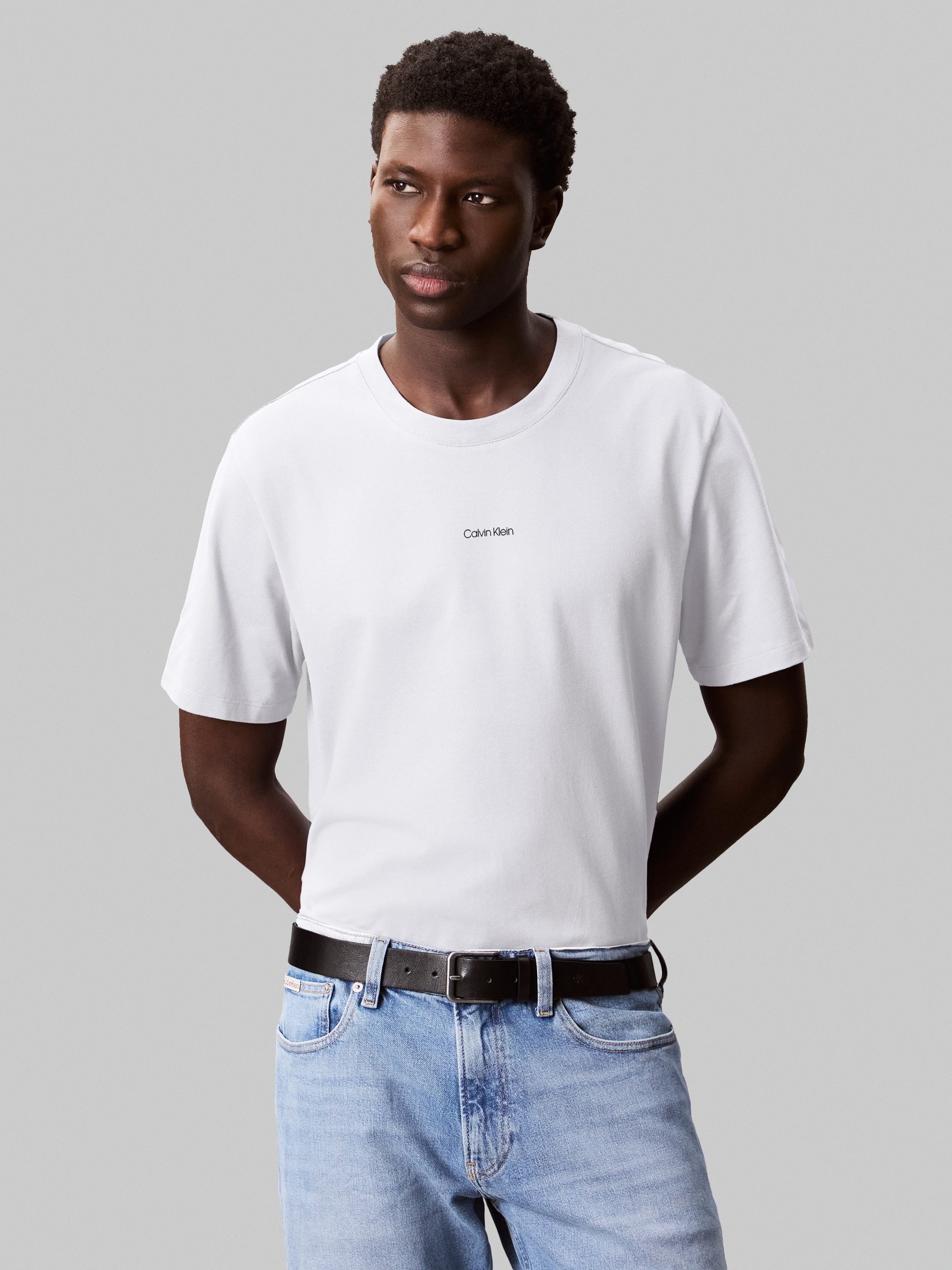 Calvin Klein T-Shirt Mit Rundhalsausschnitt günstig online kaufen