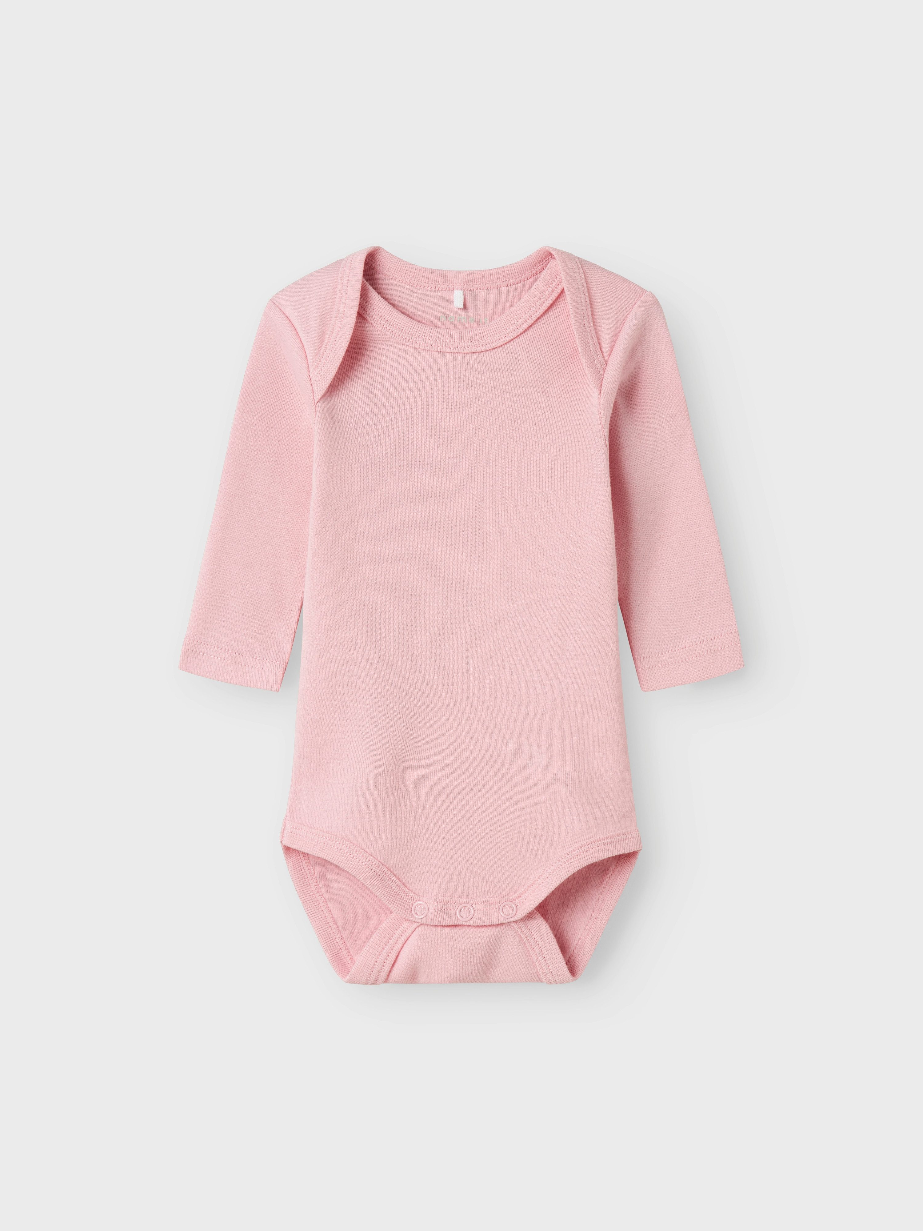Name It Langarmbody NBFBODY 3P LS BARELY PINK BOW NOOS (Packung, 3-tlg)