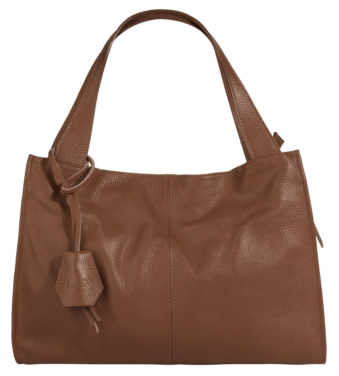 Cluty Shopper, echt Leder, Made in Italy