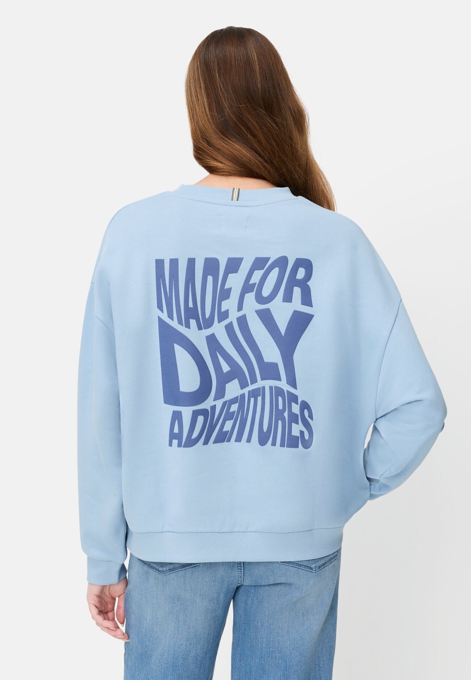 camel active Sweatshirt mit Backprint Langarm