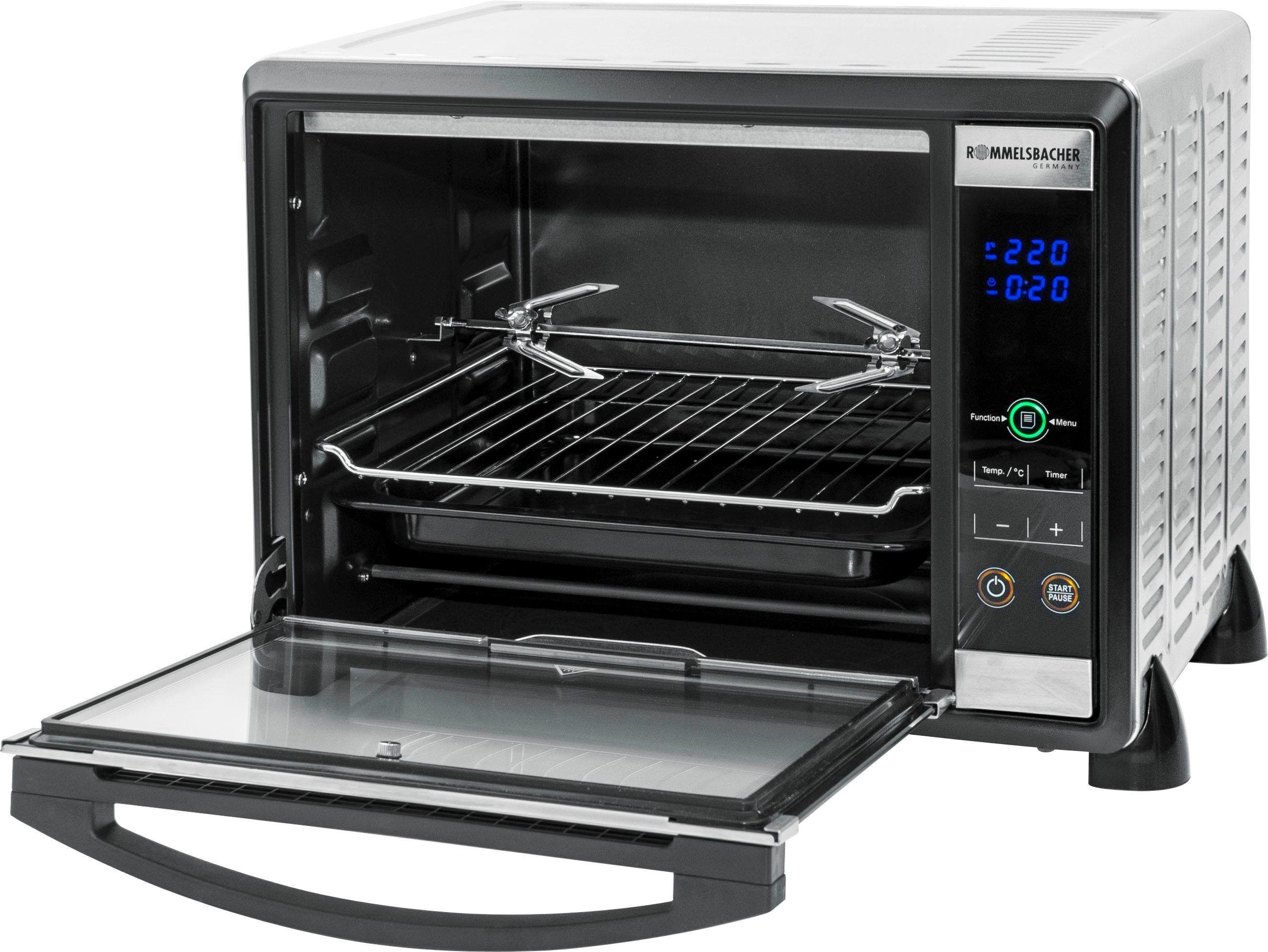 Rommelsbacher Minibackofen Elektronik Back & Grill Ofen BGE 1580/E