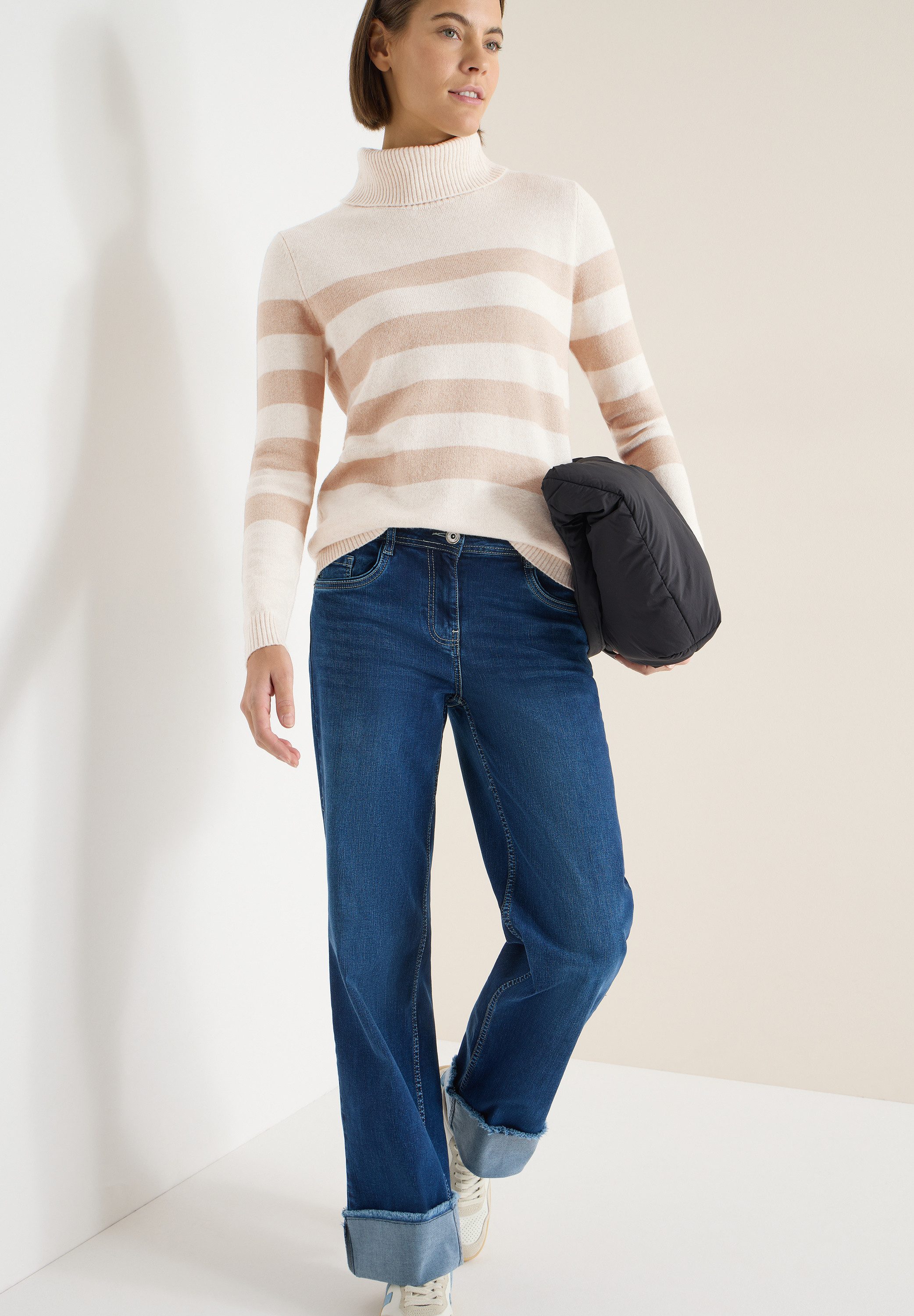 CECIL Strickpullover im Streifen-Design günstig online kaufen