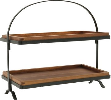 Timbers Etagere Edisto, Holz, Metall, (3-tlg), Tisch Tablett