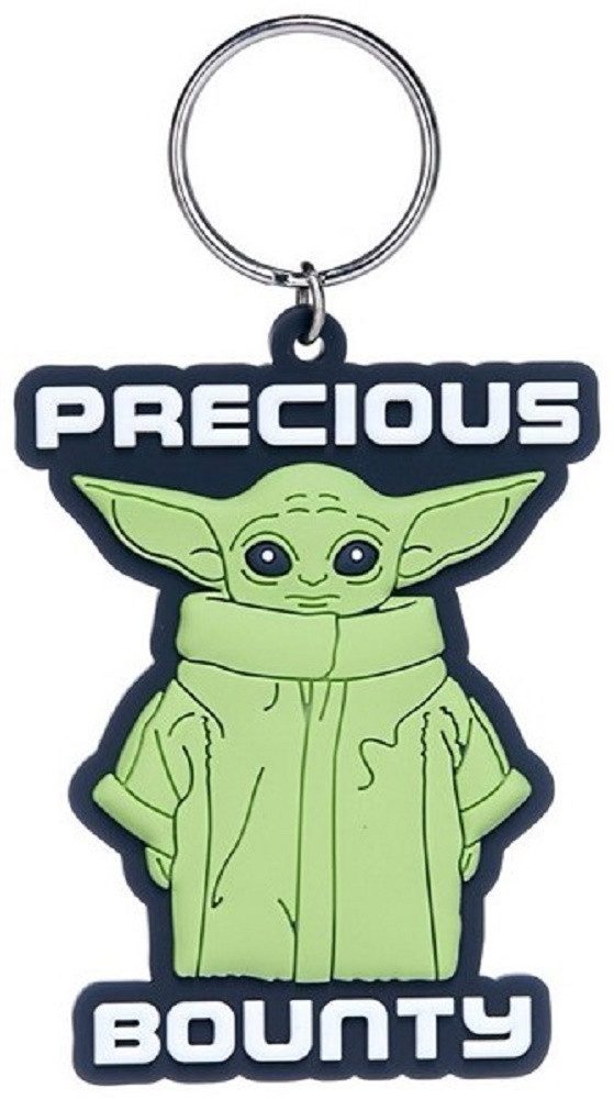 Star Wars Schlüsselanhänger Babyyoda Star Wars The Mandalorian Baby Yoda 13 cm Precious Bounty (1-tlg), Schlüsselanhänger Haustierschlüsselanhänger Geschenk Hund Frau Herren