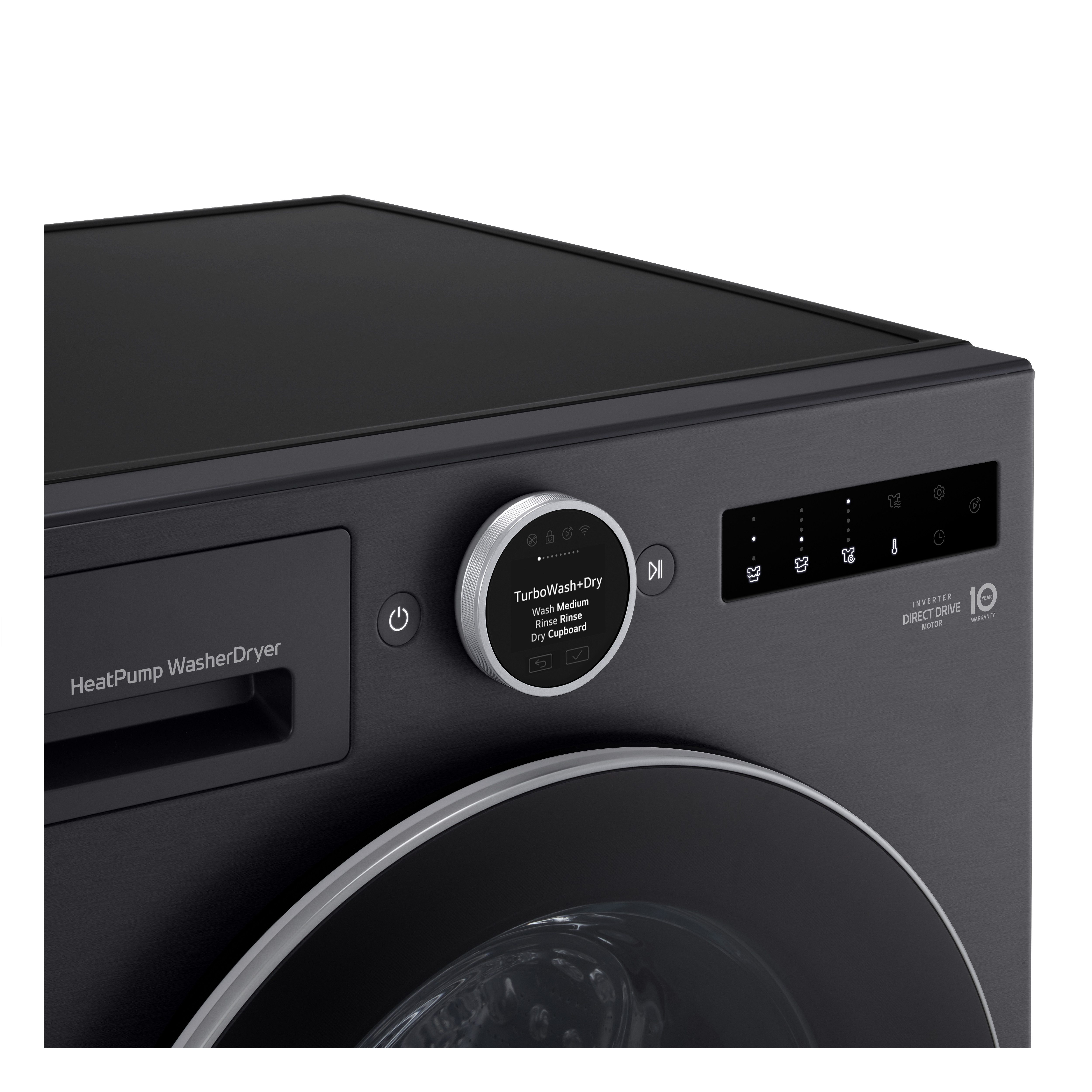 LG Waschtrockner X-Serie HPWD116BA, 11 kg, 6 kg, 1300 U/min, Energieeffizienzklasse A, AI Wash+Dry, Auto-Dosierung des Waschmittels – Bild 4 von 5