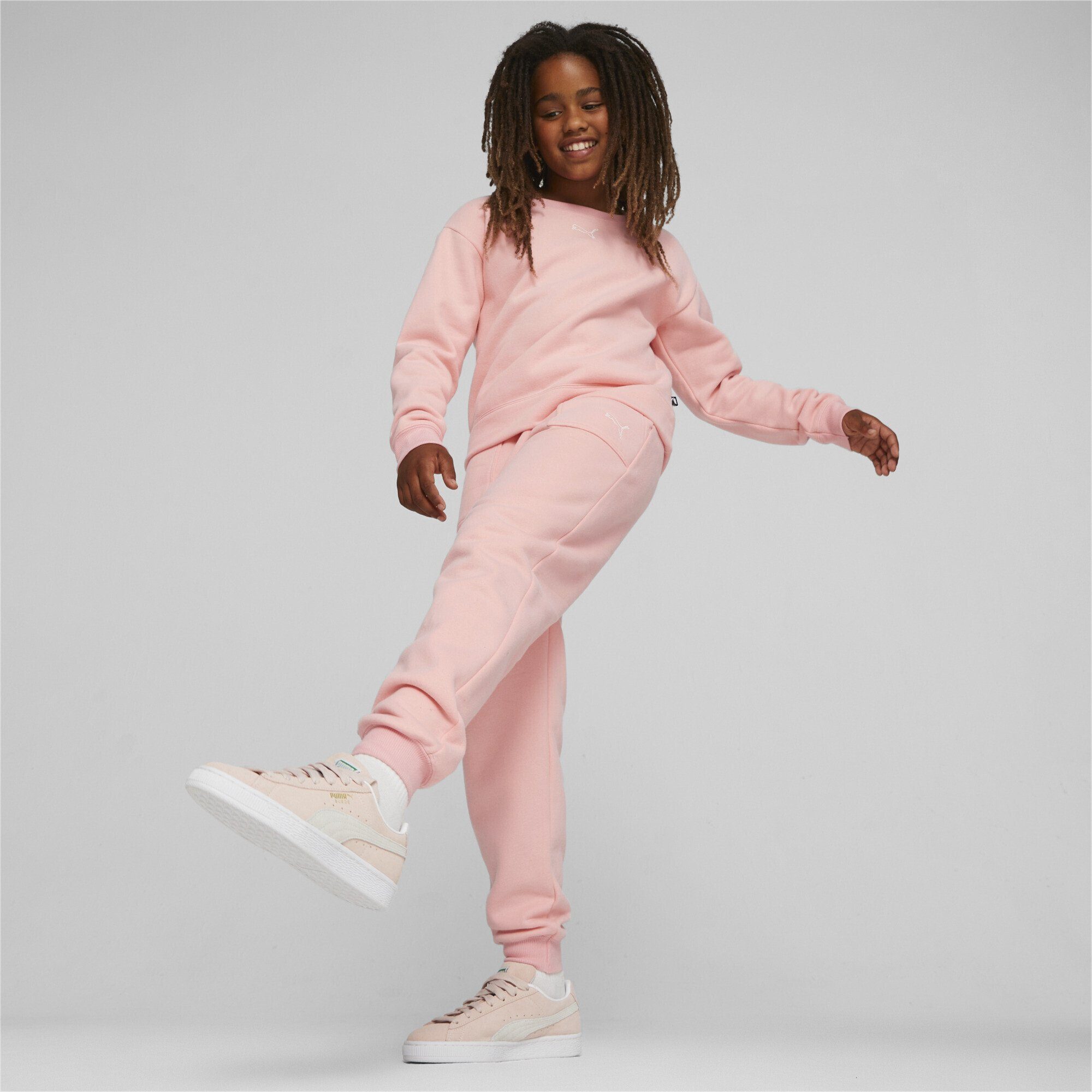 PUMA Jogginganzug Pink Anzug Loungewear Peach Smoothie Mädchen