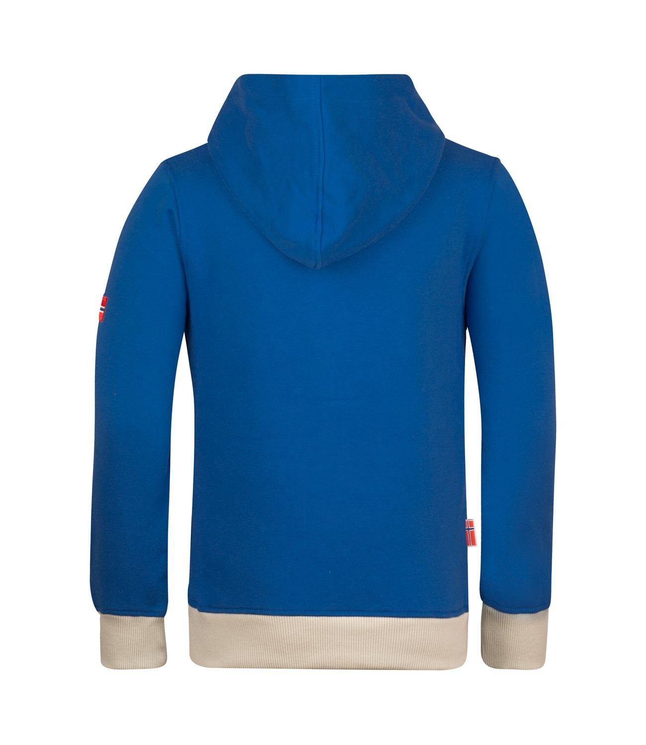 TROLLKIDS Hoodie Troll Leuchtendes grau Blau/wolkig