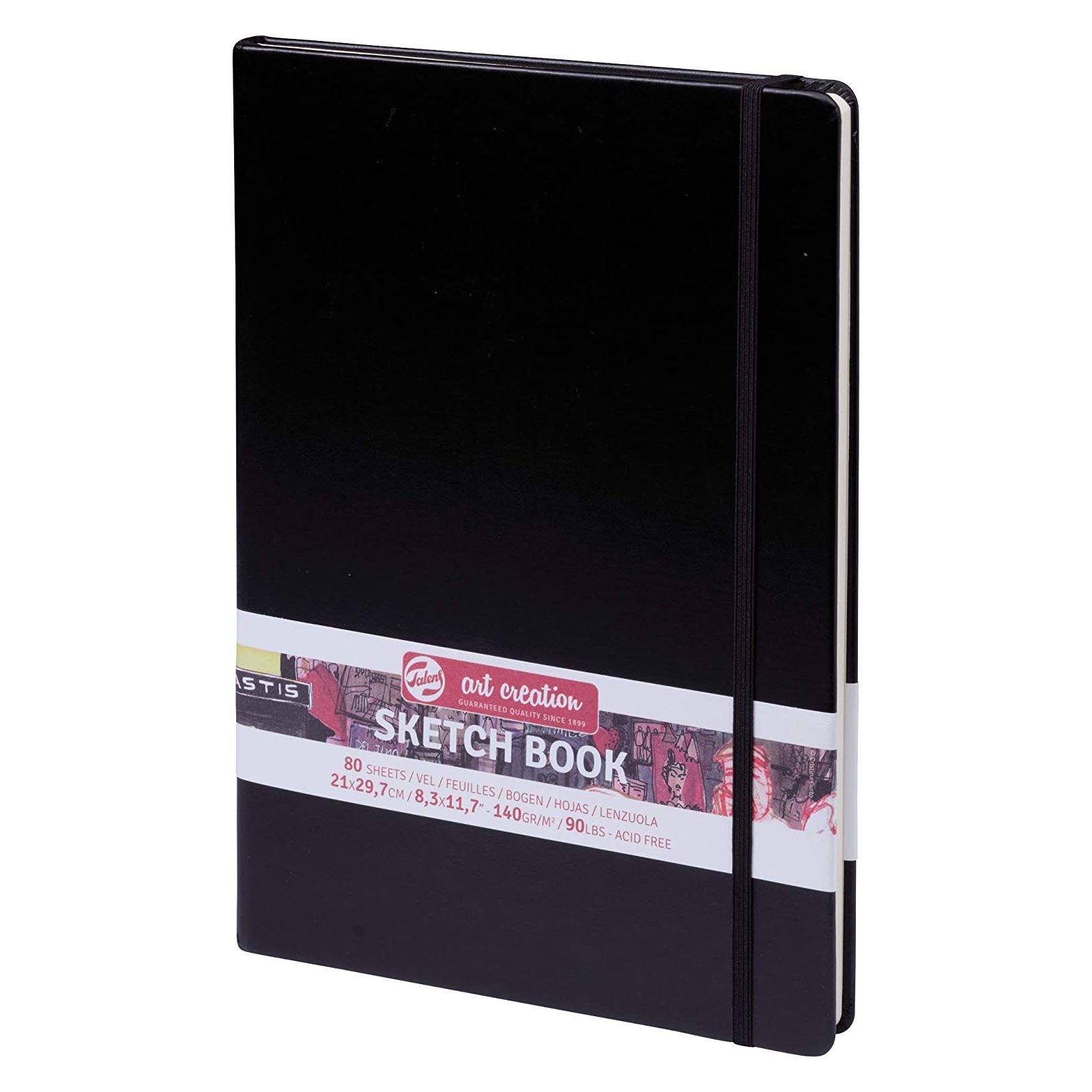Talens Skizzenbuch ROYAL TALENS Art Creation Skizzenbuch, 210 x 297 mm, schwarz