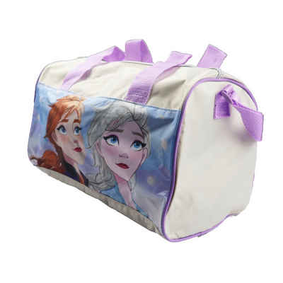 Disney Frozen Sporttasche Die Eiskönigin Anna Elsa Mädchen Tasche, Lila oder Grün