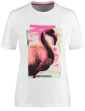 GERRY WEBER Kurzarmshirt T-Shirt mit Flamingo-Motiv