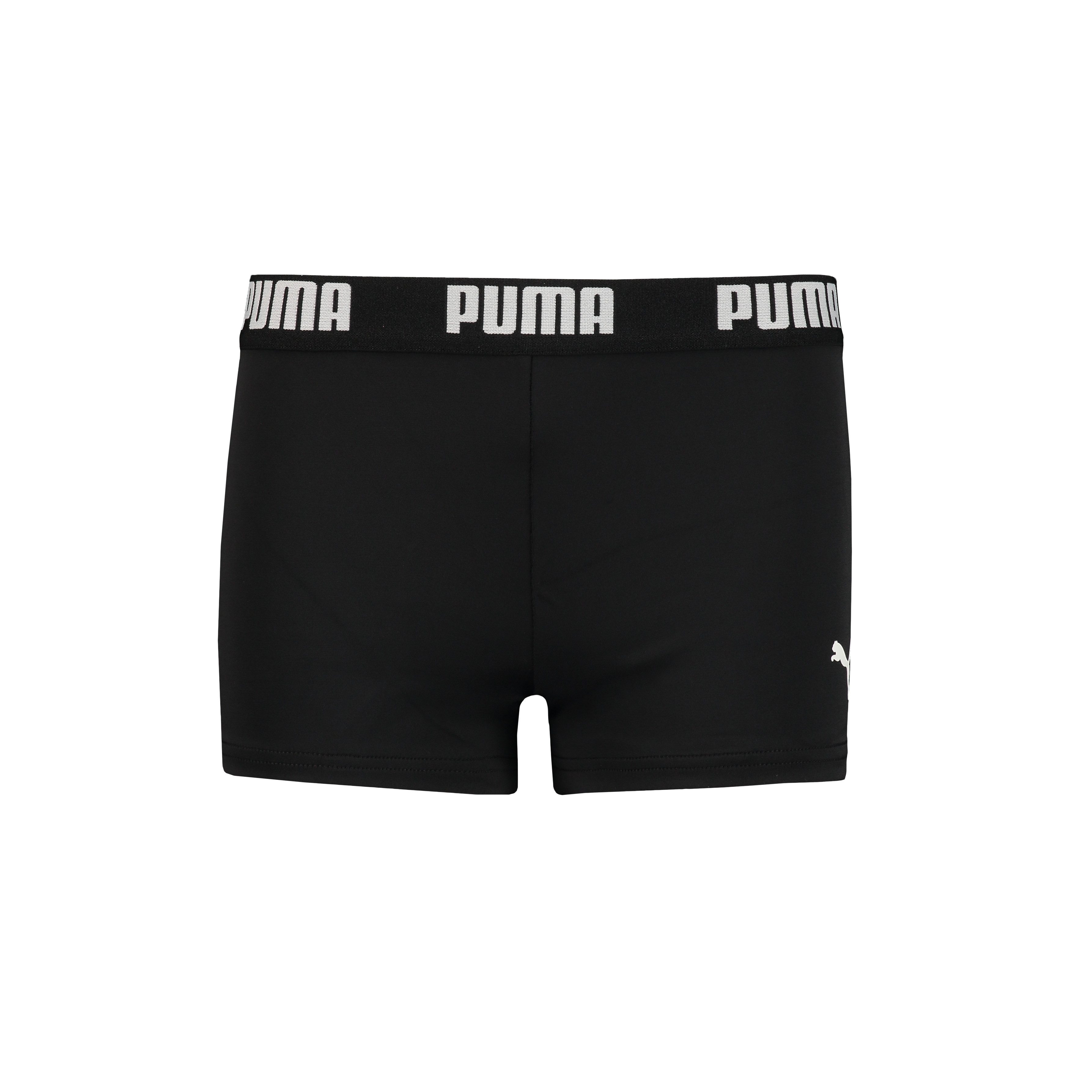 PUMA Badehose PUMA SWIM BOYS LOGO TRUNKS mit elastischem Bund, für Boys, Logoschriftzug
