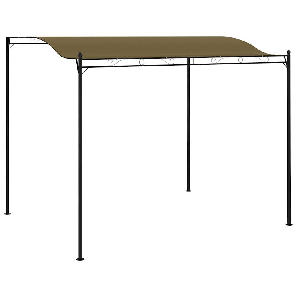 vidaXL Partyzelt Pavillon 3x2,4 m Taupe günstig online kaufen